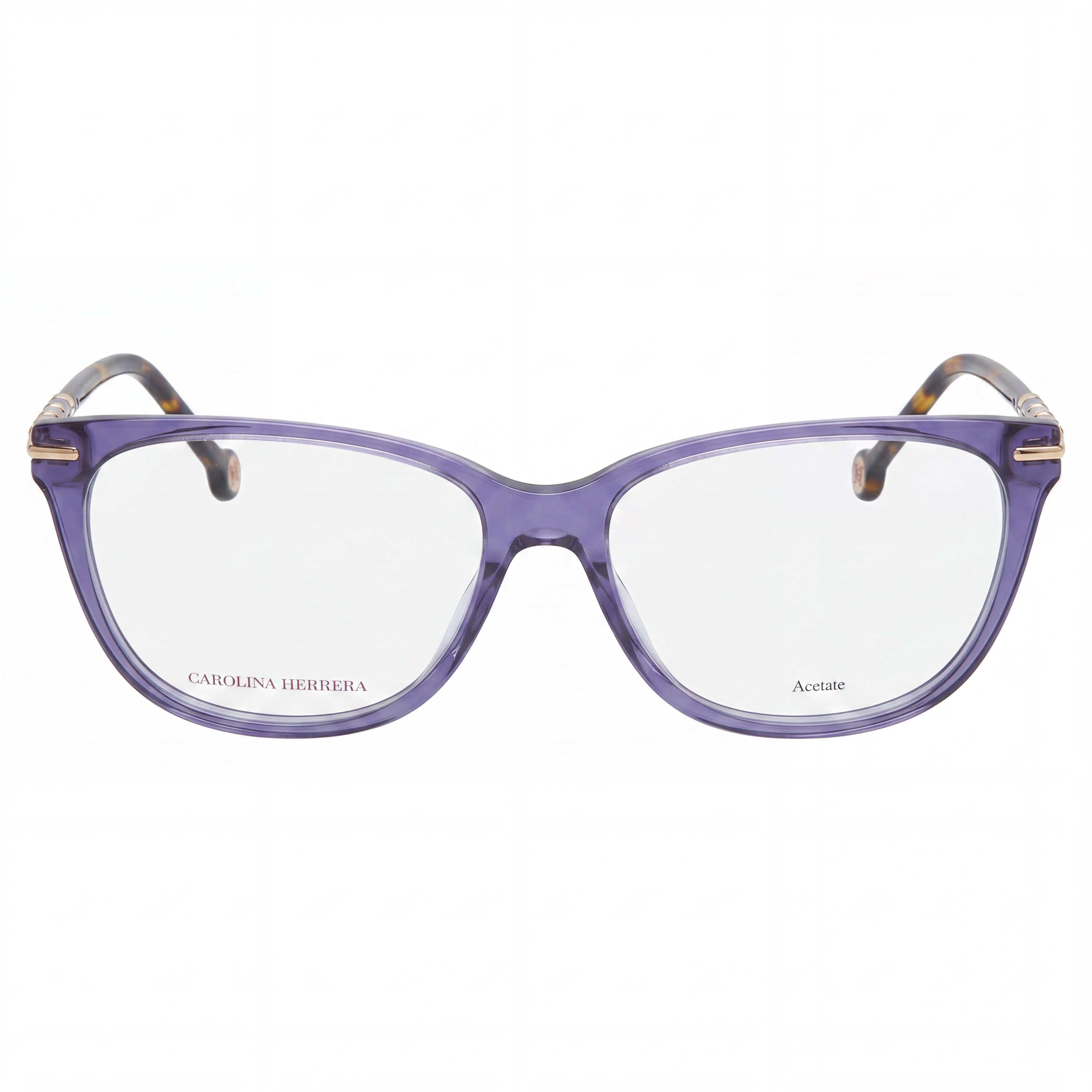 Carolina Herrera Modern Women's Violet Havana Acetate Frame Non-Polarised Polycarbonate Lens Sunglasses 54mm, Photo 2