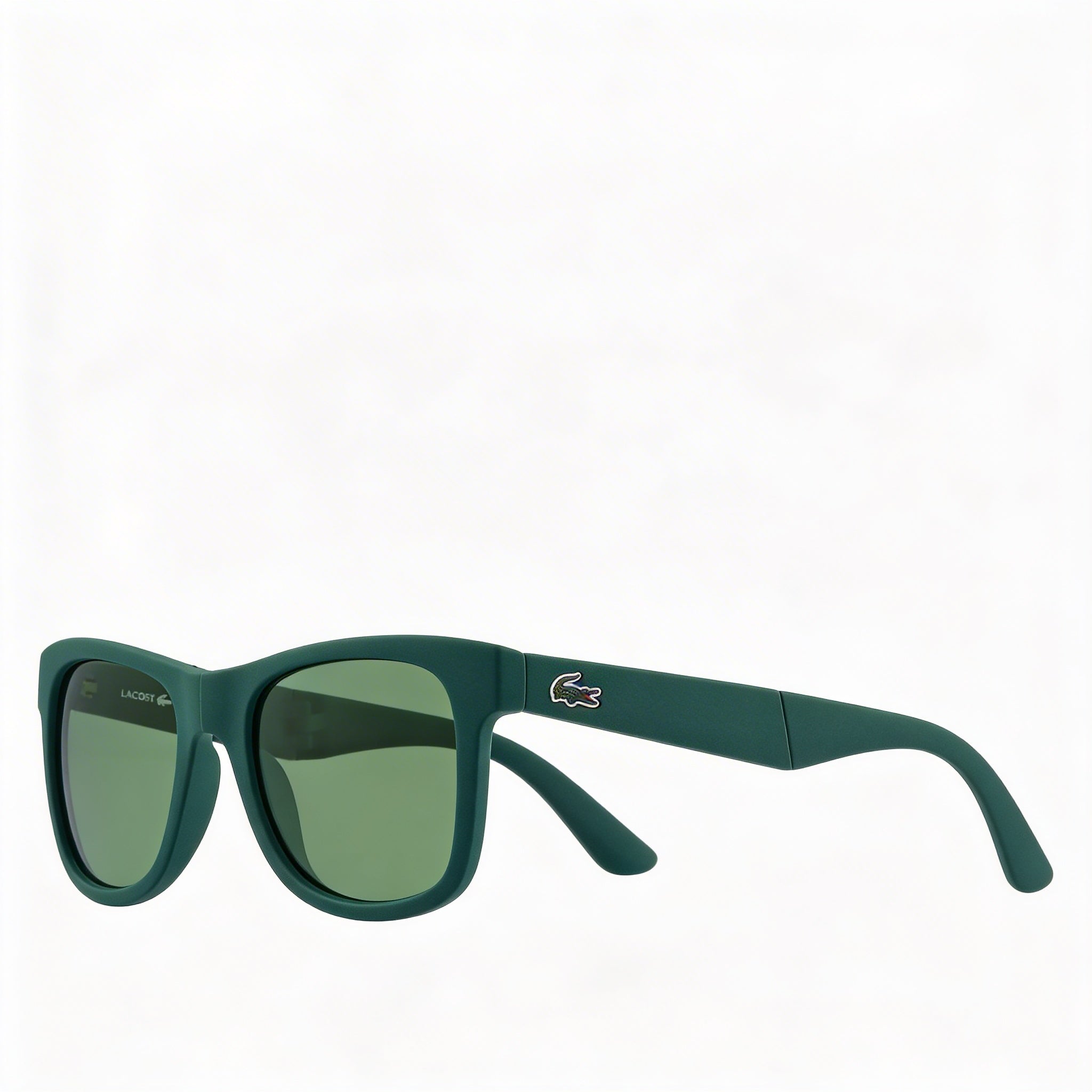 Lacoste Rectangular Green Plastic Unisex Sunglasses 52mm UV Protected, Photo 3