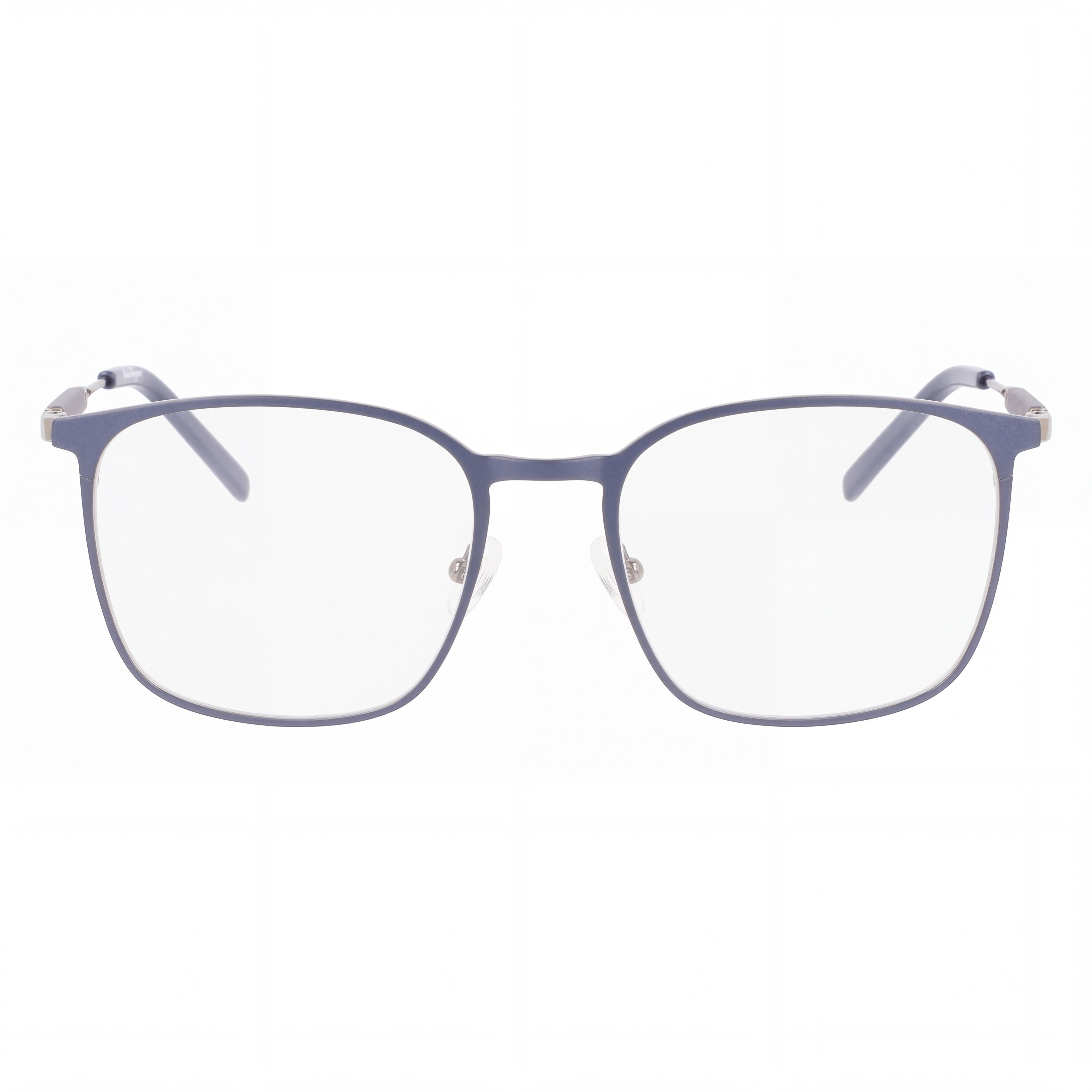 Gafas graduadas de titanio para mujer Salvatore Ferragamo Modern Blue Light Ruthenium de 54 mm, Photo 2