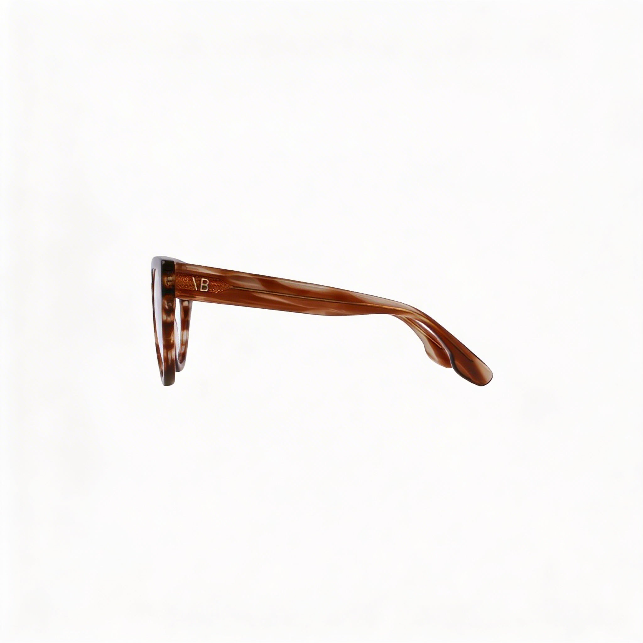 Victoria Beckham Vb2674 Gafas de Mujer de Rayas Marrones Aptas para Prescripción Tamaño 53-17-140, Photo 3
