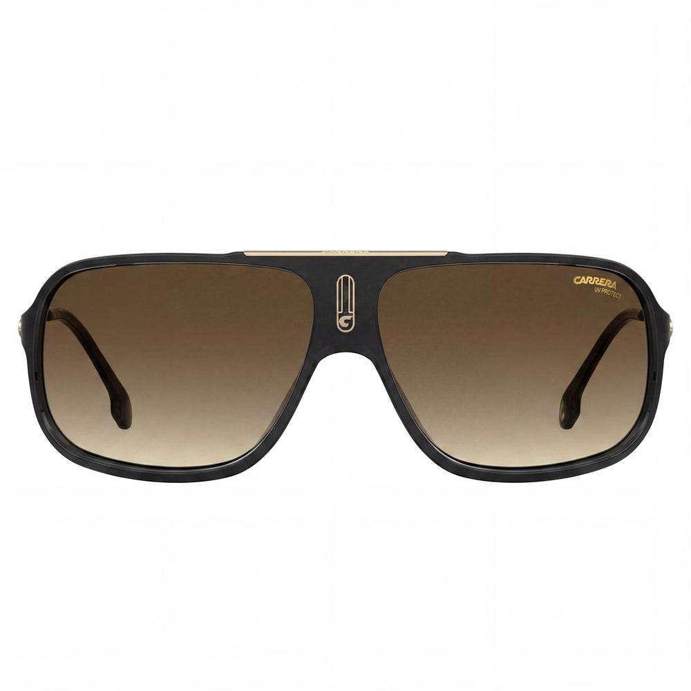 Gafas de sol unisex Carrera COOL65 807/HA negras de aviador con degradado