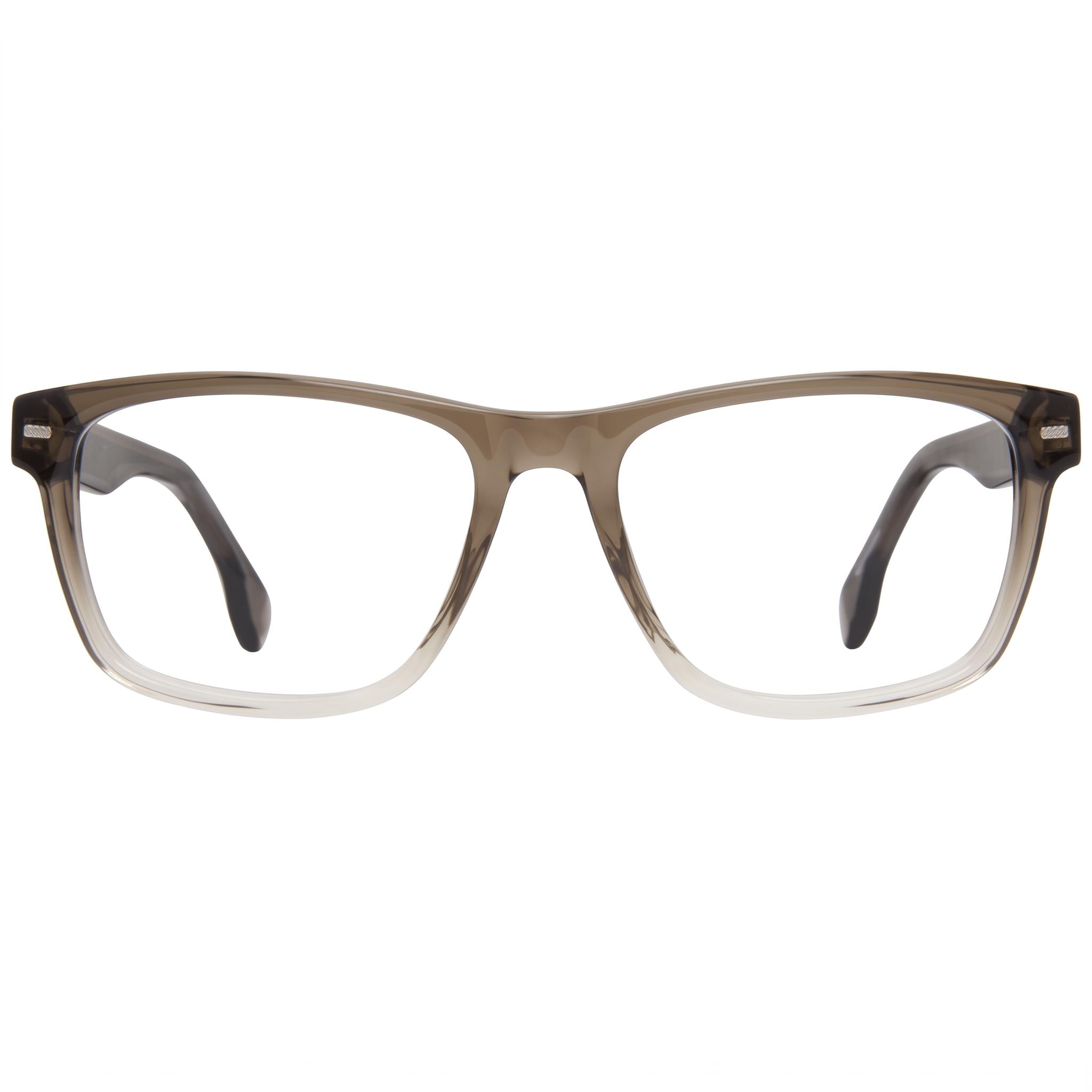 Boss 1354/U Unisex Grey Crystal Plastic Frame Eyeglasses with Polycarbonate Lenses 55-18-145, Photo 2
