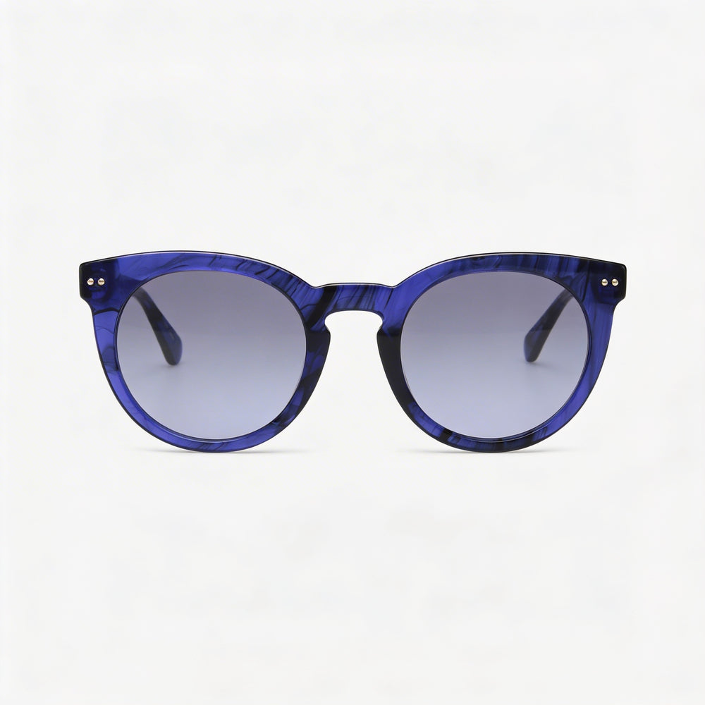 Kate Spade New York Alexus/S Women's Blue Plastic Frame Gray Azure Lens Sunglasses with UV Protection 49mm