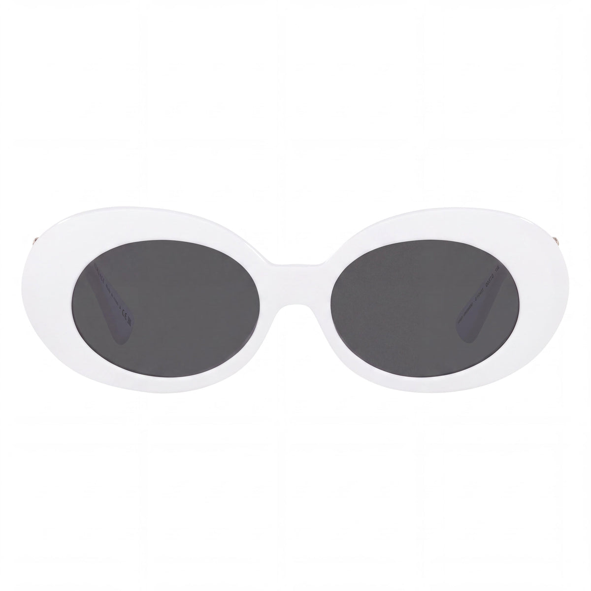 Versace Contemporaneo VE4426BU Women's White Acetate Oval UV Protected Prescription-Ready 54mm Sunglasses, Photo 2