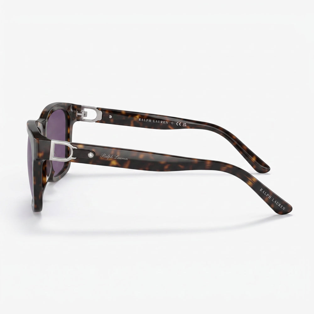 Gafas de sol Ralph Lauren para mujer, diseño contemporáneo, marco de plástico multicolor, protección UV no polarizada