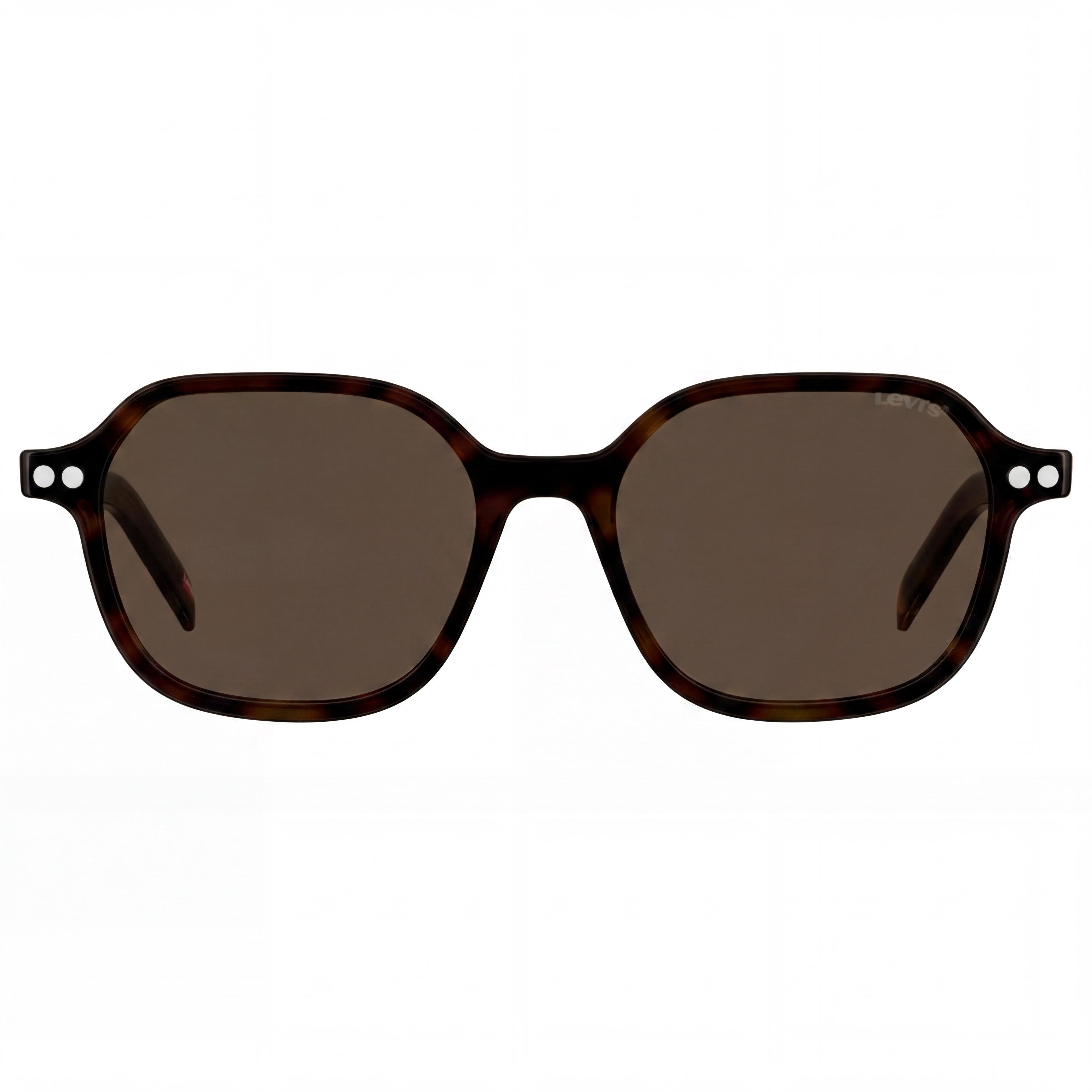 Levi's Classic Havana Rectangle Eyeglasses for Women, Injected, 52mm, Photo 2