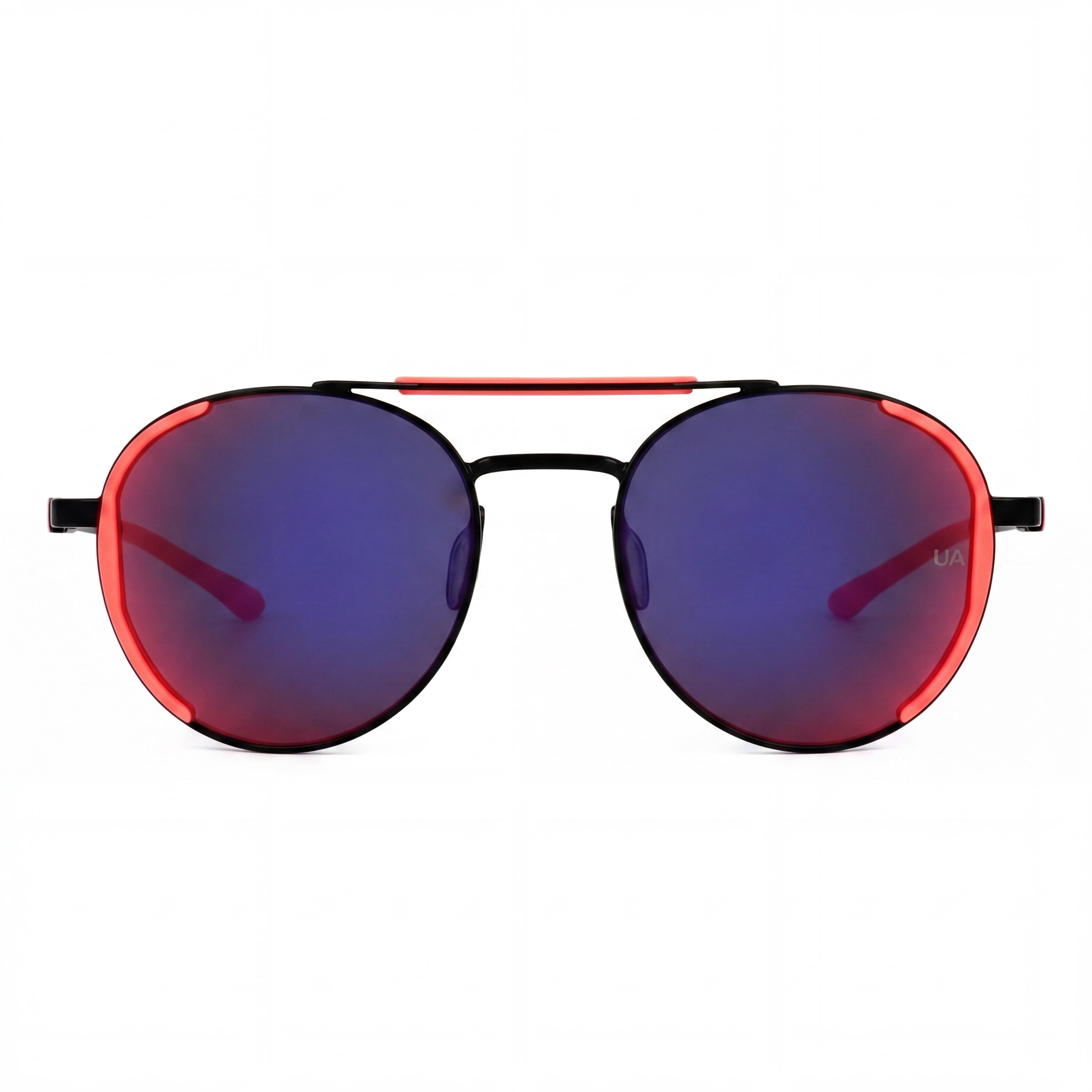 Under Armour UA 0008/G/S Unisex Alloy Steel Frame UV Protection Sunglasses, Black Horn Gray Infrared, 55mm, Photo 2