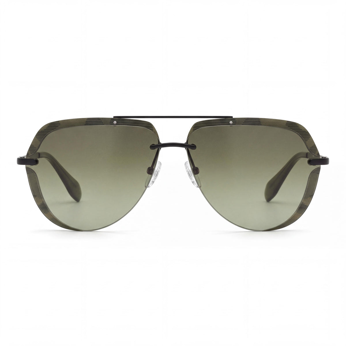 adidas Originals OR0018 Unisex Casual Sunglasses, Black Metal Frame, Green Gradient Lenses 63mm, Photo 2