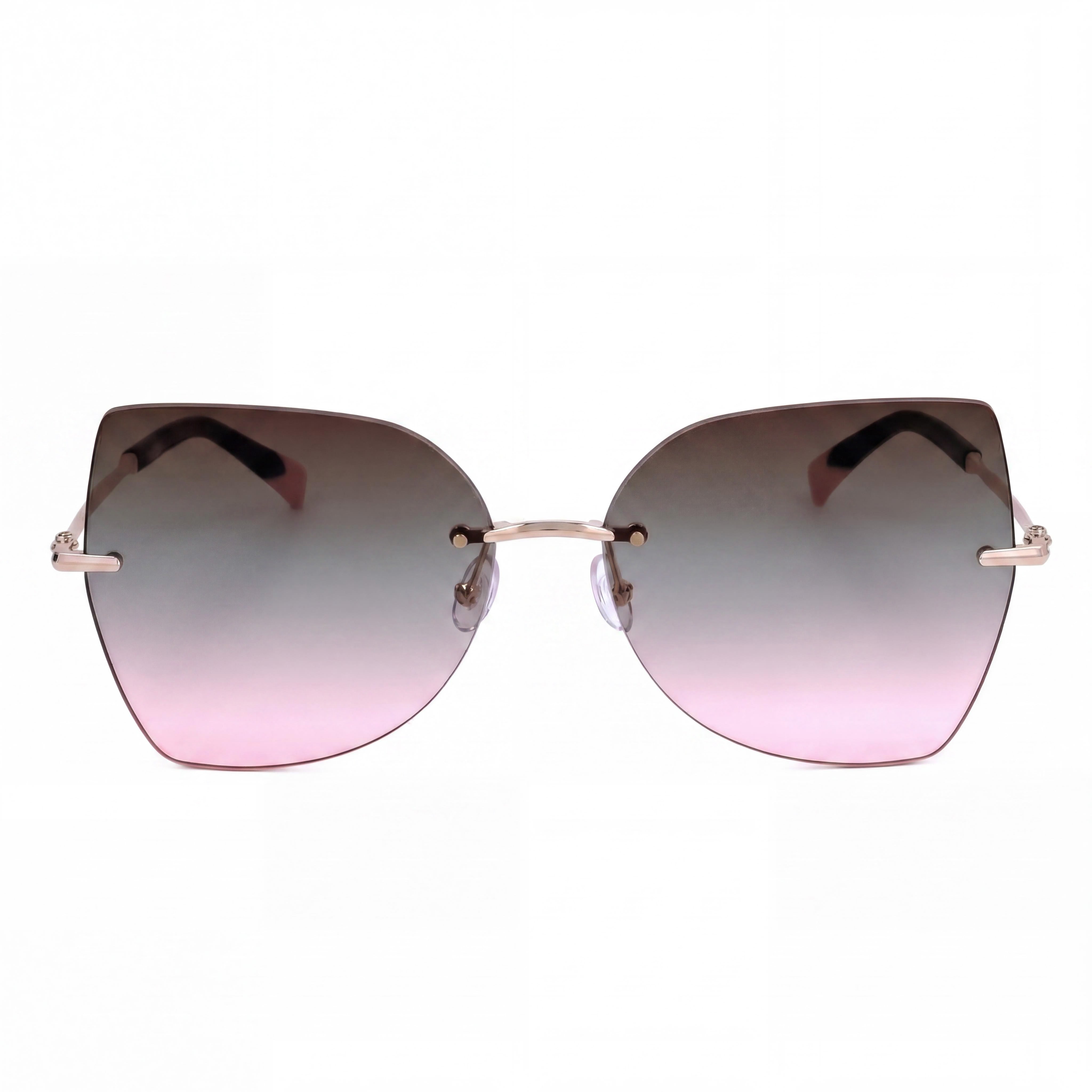 Missoni Modern Mis 0119/s Women's Metal Frame Gold Pink Brown Green Degrade UV Protection Sunglasses 60mm, Photo 2