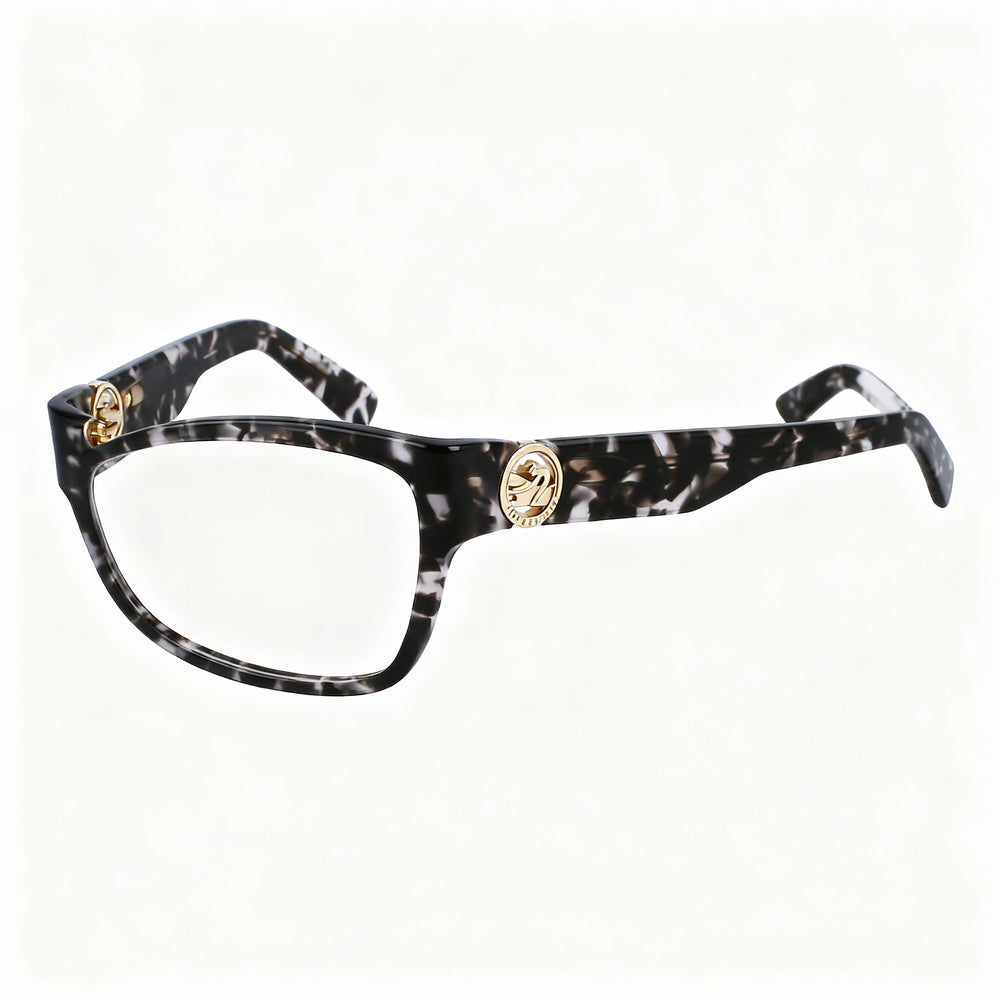 Longchamp Modern LO2712 Women's Full Rim Square Alloy Steel Eyeglasses Frame, Grey Havana 53-17-140