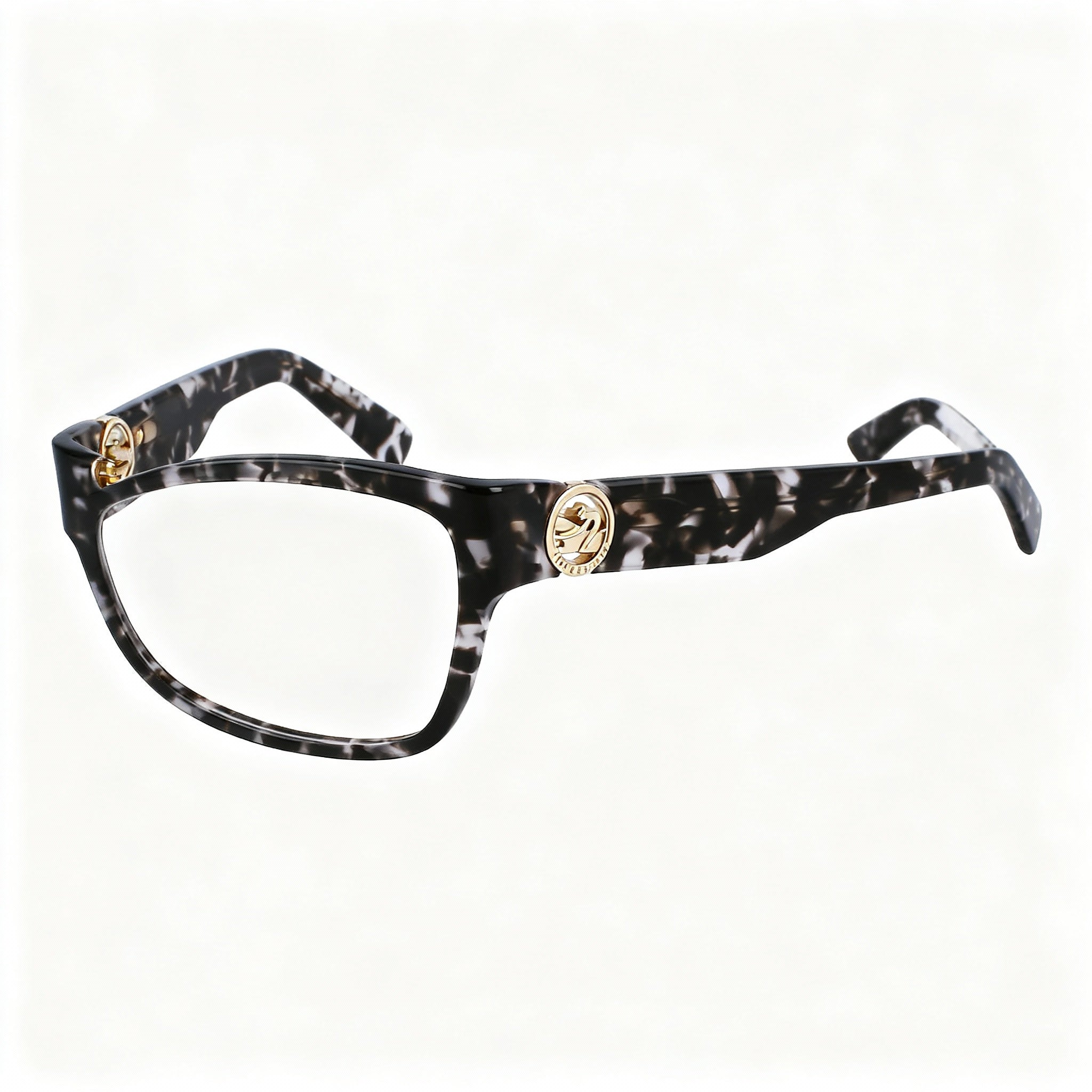 Longchamp Modern LO2712 Women's Full Rim Square Alloy Steel Eyeglasses Frame, Grey Havana 53-17-140, Photo 3