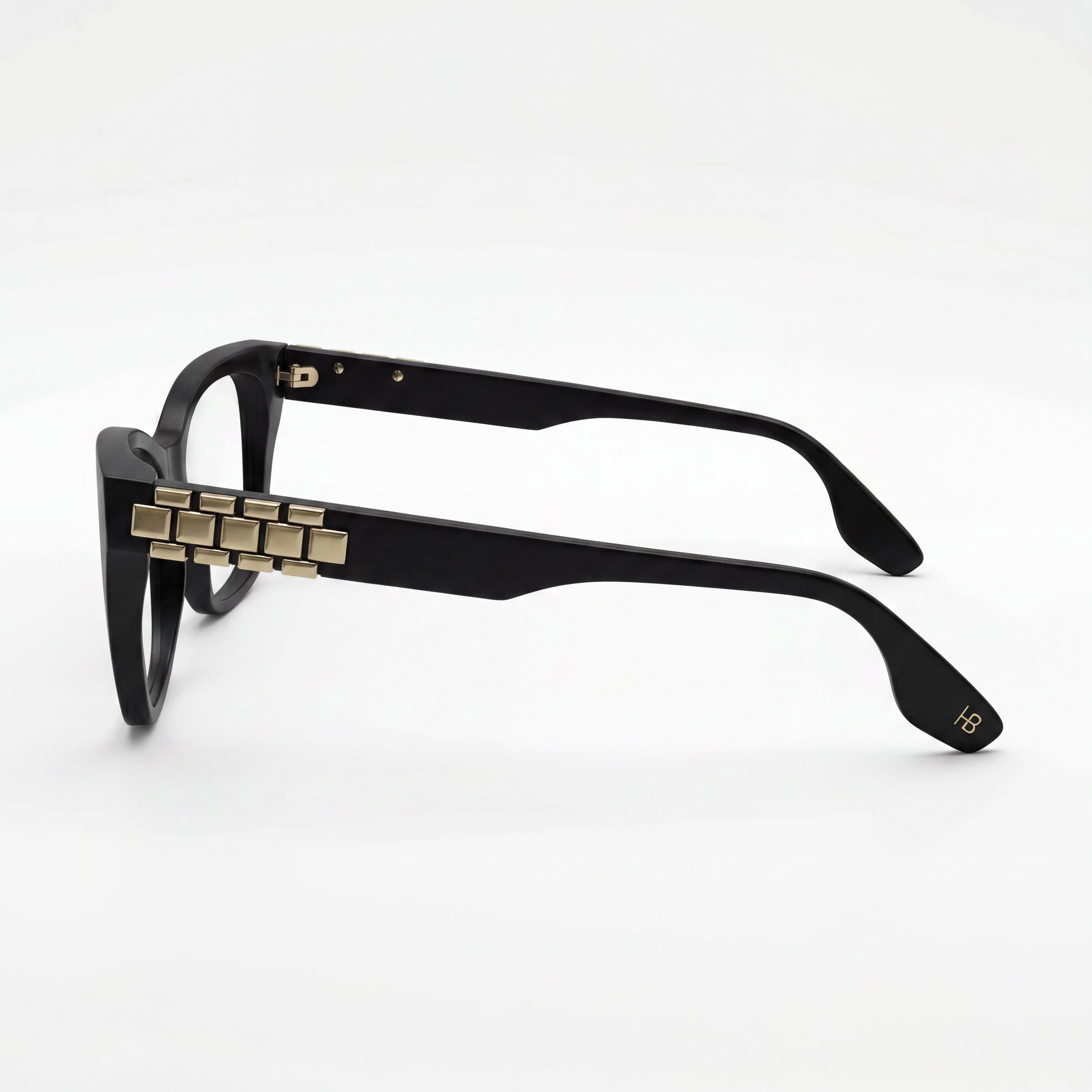 Victoria Beckham Modern Women's Eyewear crafted with a Black Acetate Frame and Black Lenses 52mm, Photo 3