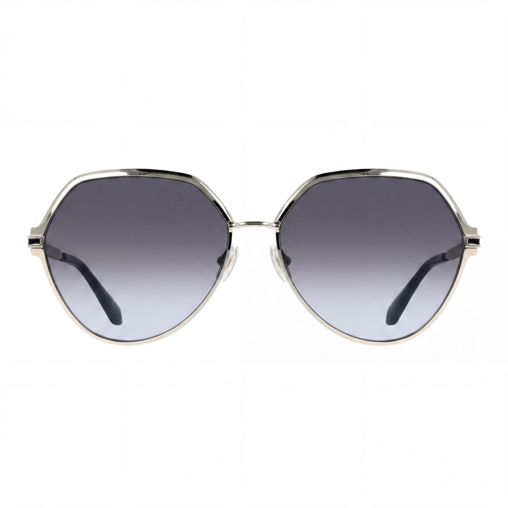 Ferragamo Sf325s Women's Gold Grey Acetate Eyewear 62mm