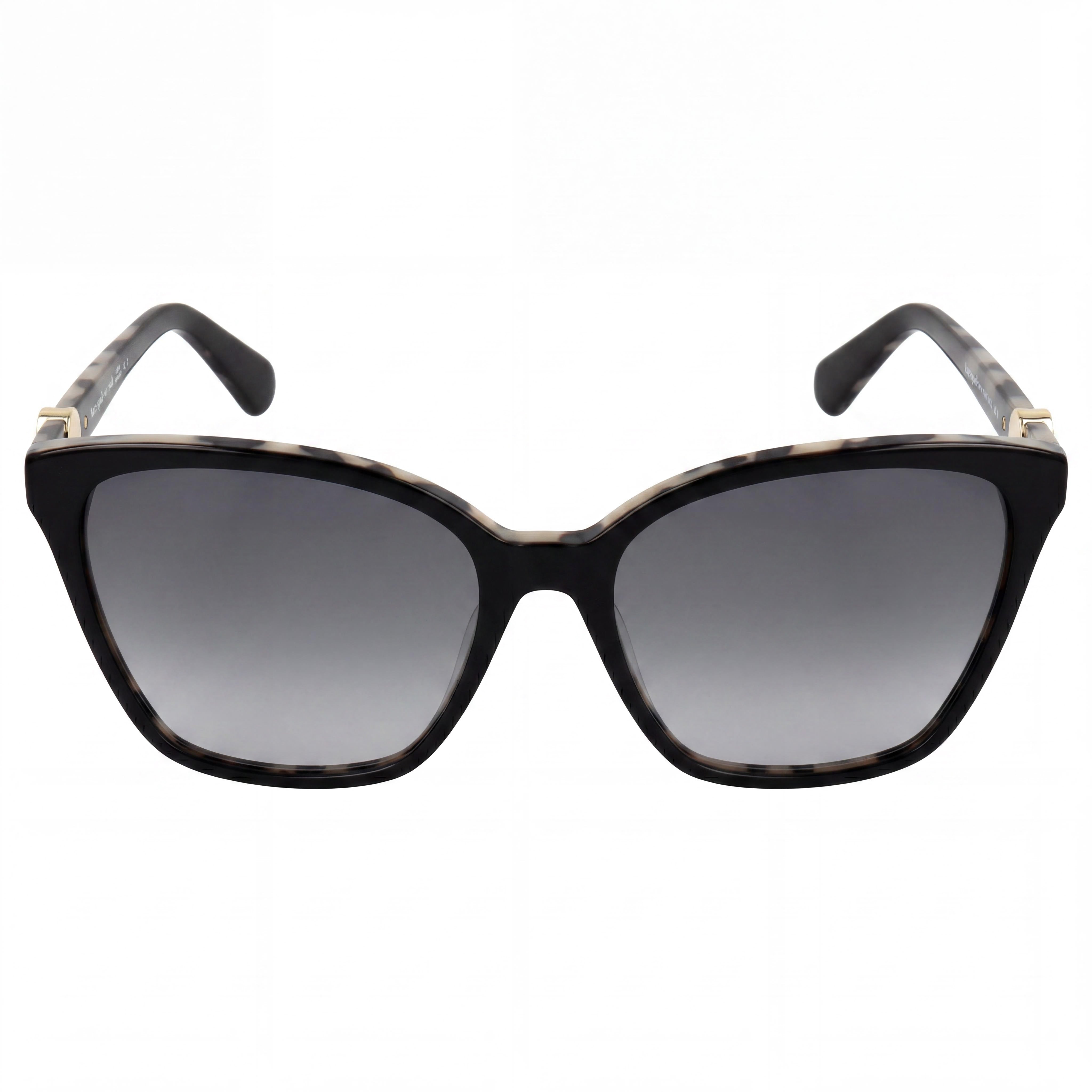 Gafas de sol Kate Spade New York Amiyah/G/S para mujer, con montura de ojo de gato, protección UV, 56 mm, color negro y gris, Photo 2