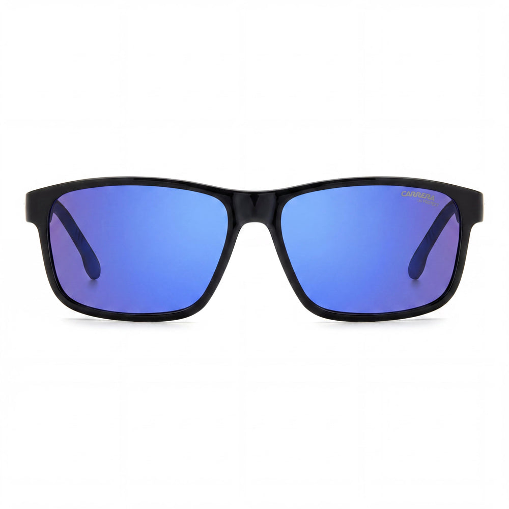 CARRERA Casual Unisex Nero E Blu Polyamide UV Protection Sunglasses with Blue Multilayer Lenses 54mm