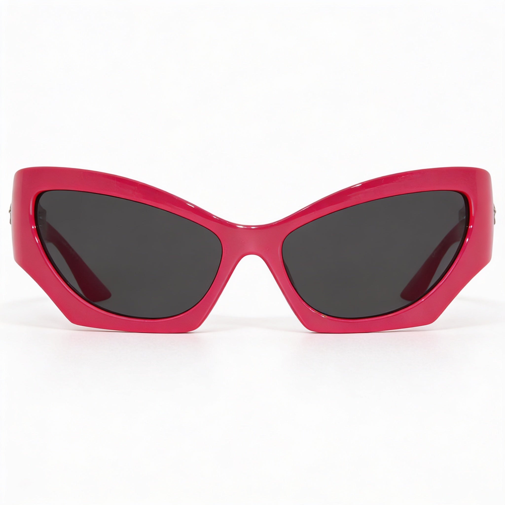 Gafas de sol Versace VE4450 Cat Eye para mujer, montura de plástico gris oscuro rosa con lentes gris oscuro, 100 % UV 60-16-125, Photo 2