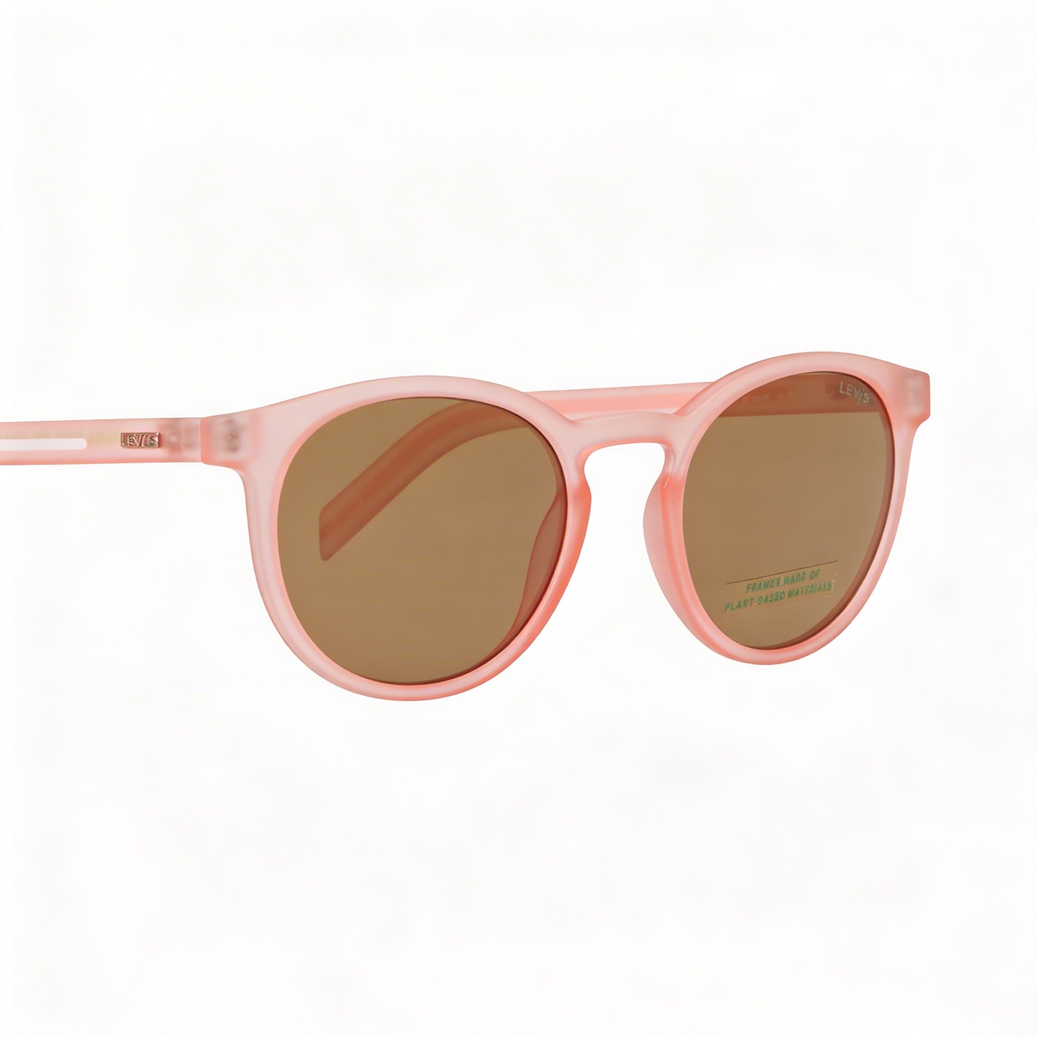 Gafas de sol Levi's Modern para mujer, montura de poliamida ecológica en color rosa con lentes de policarbonato con protección UV de 51 mm, Photo 2