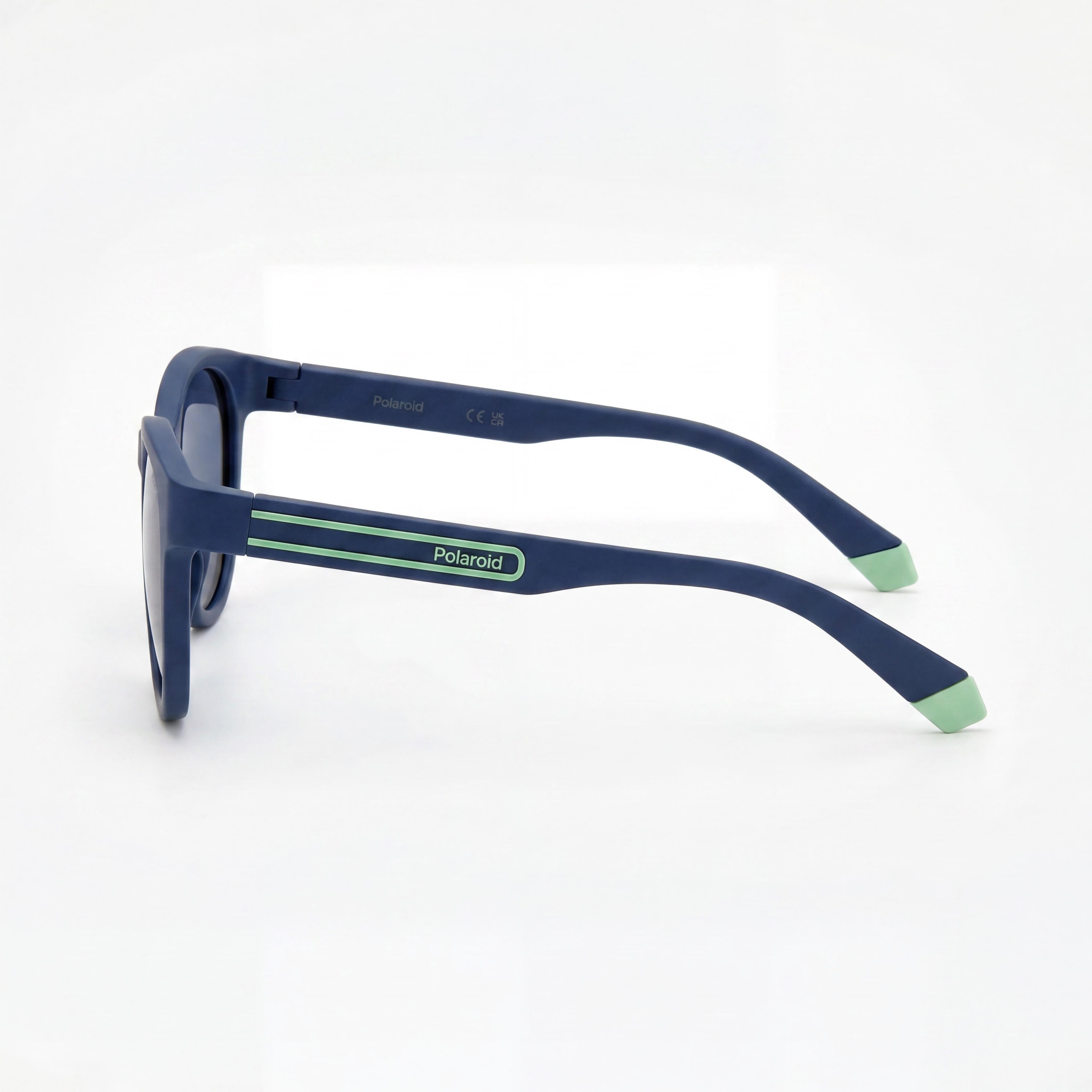 Polaroid Modern Unisex Blue Polycarbonate Frame UV Protection TAC Lens Sunglasses 52-20-140mm, Photo 2