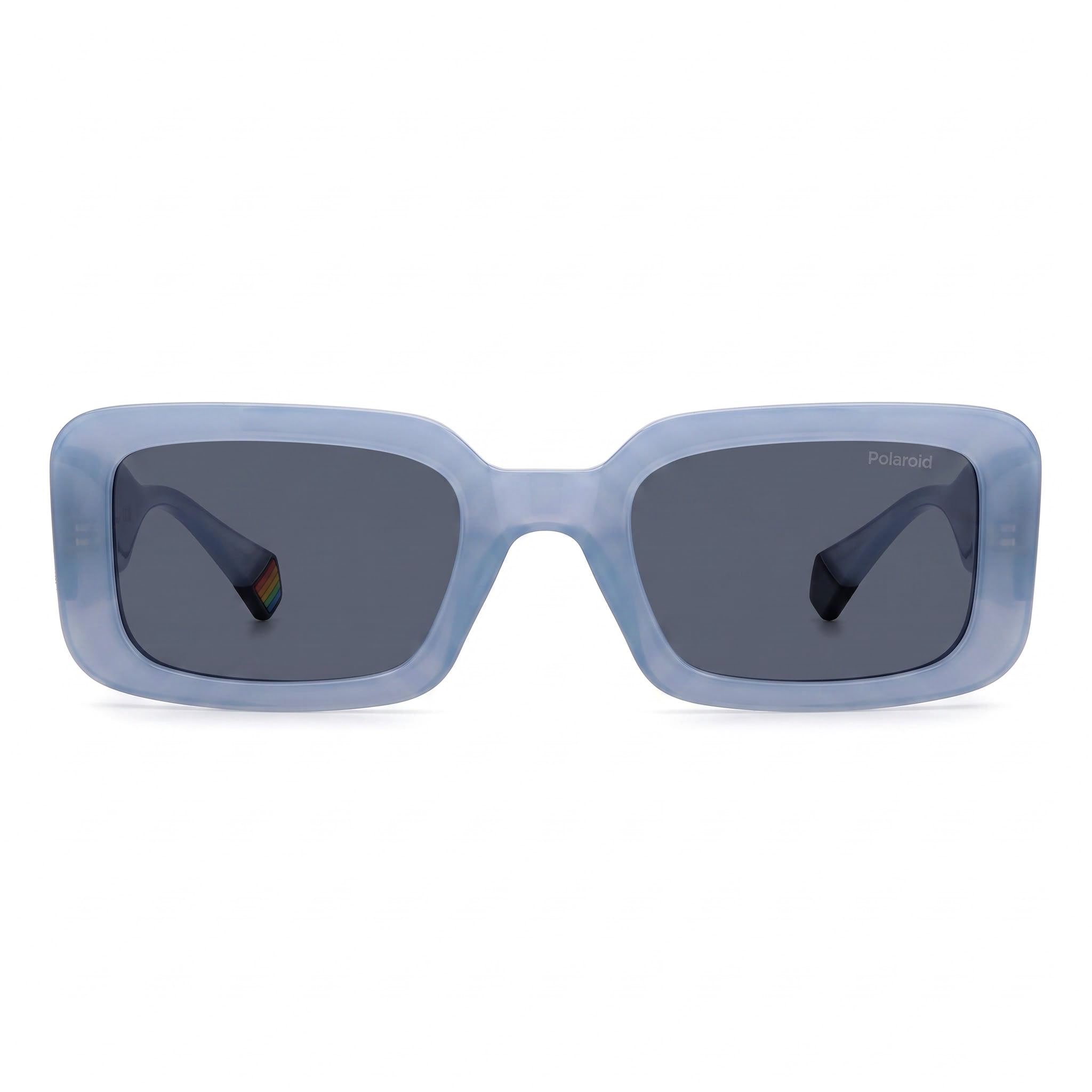 Gafas de sol polarizadas de policarbonato para mujer Polaroid Eyewear Classic PLD 6208/S/X, color azul cielo, con protección UV, 52mm, Photo 2