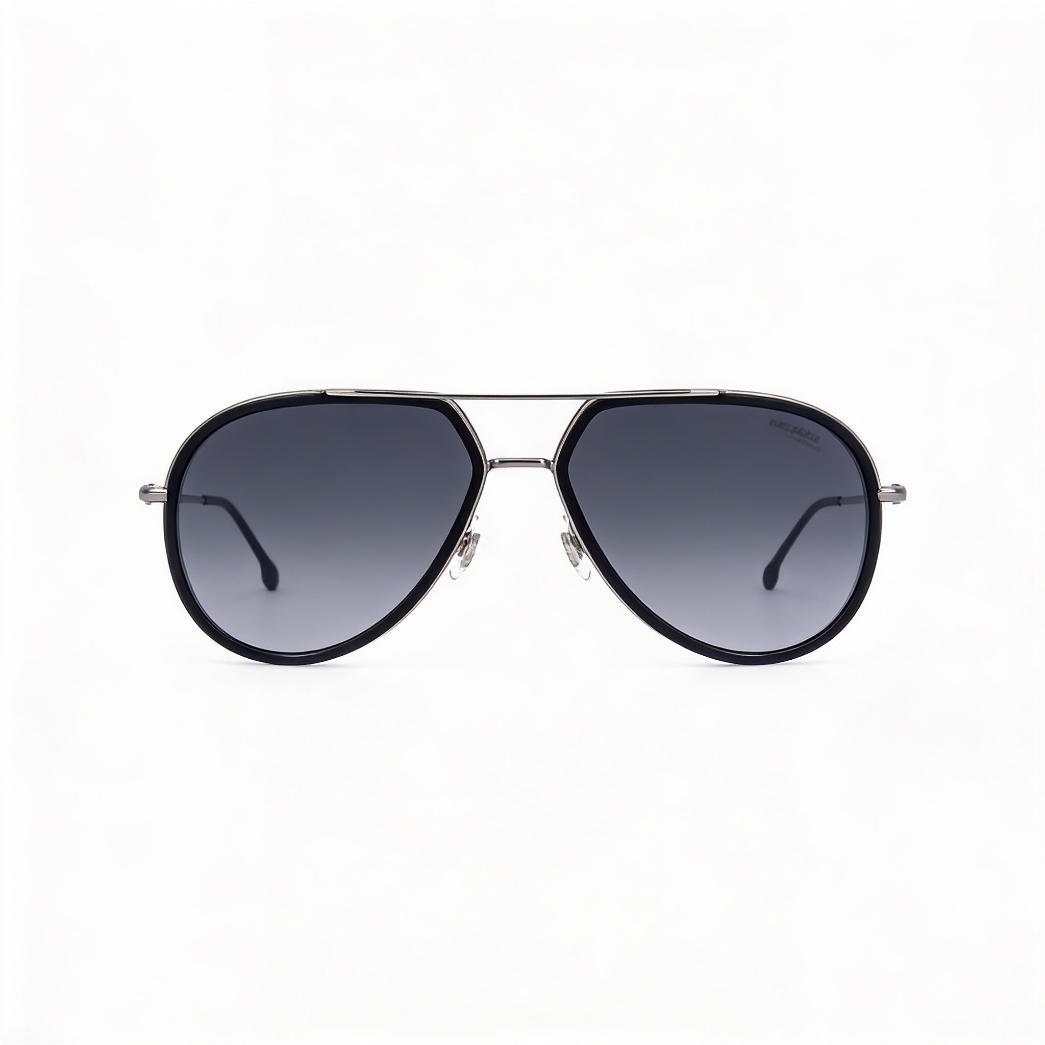 Carrera 295/S Classic Unisex Stainless Steel Sunglasses with UV Protection, Black Grey Shaded Frame, Dark Grey Shaded Lenses 58mm, Photo 2