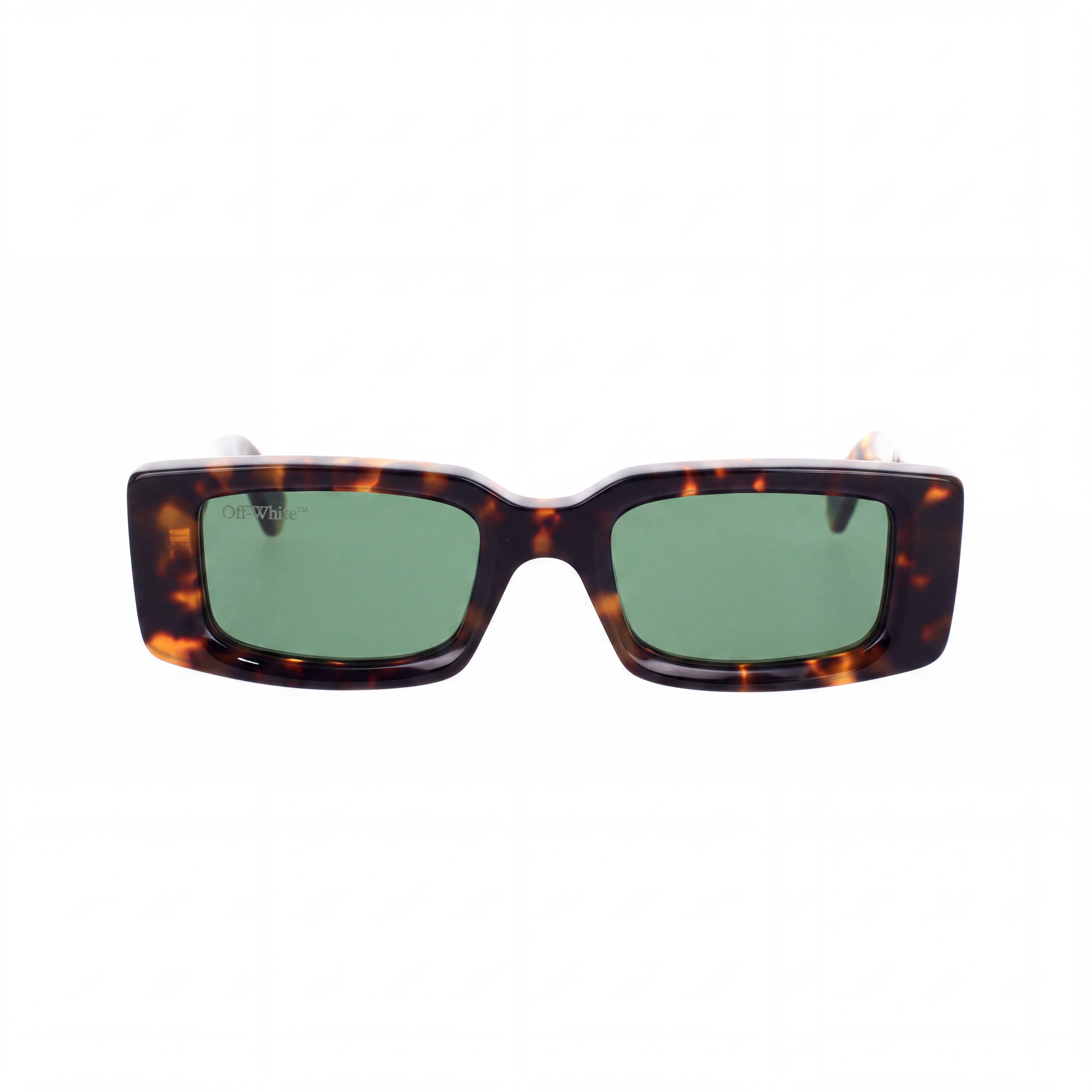 Gafas de Sol Rectangulares Unisex Contemporáneas OFF-WHITE de Aluminio Polarizadas con Protección UV y Lentes Blancas Rotas de 54mm, Photo 2