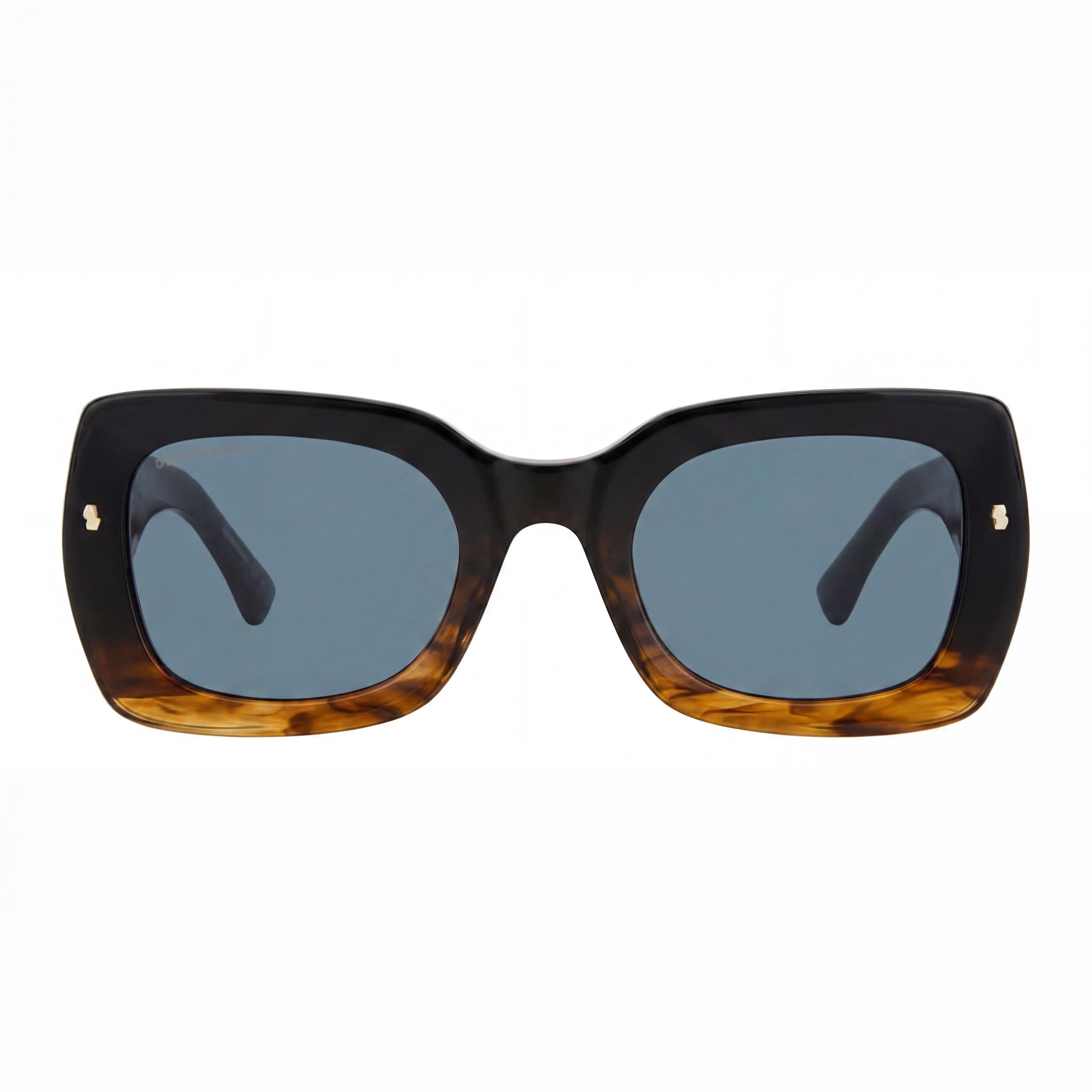 DSQUARED2 D2 0061/S Modern Unisex Acetate Brown Horn Non-Polarized UV Protection Sunglasses 51mm, Photo 2