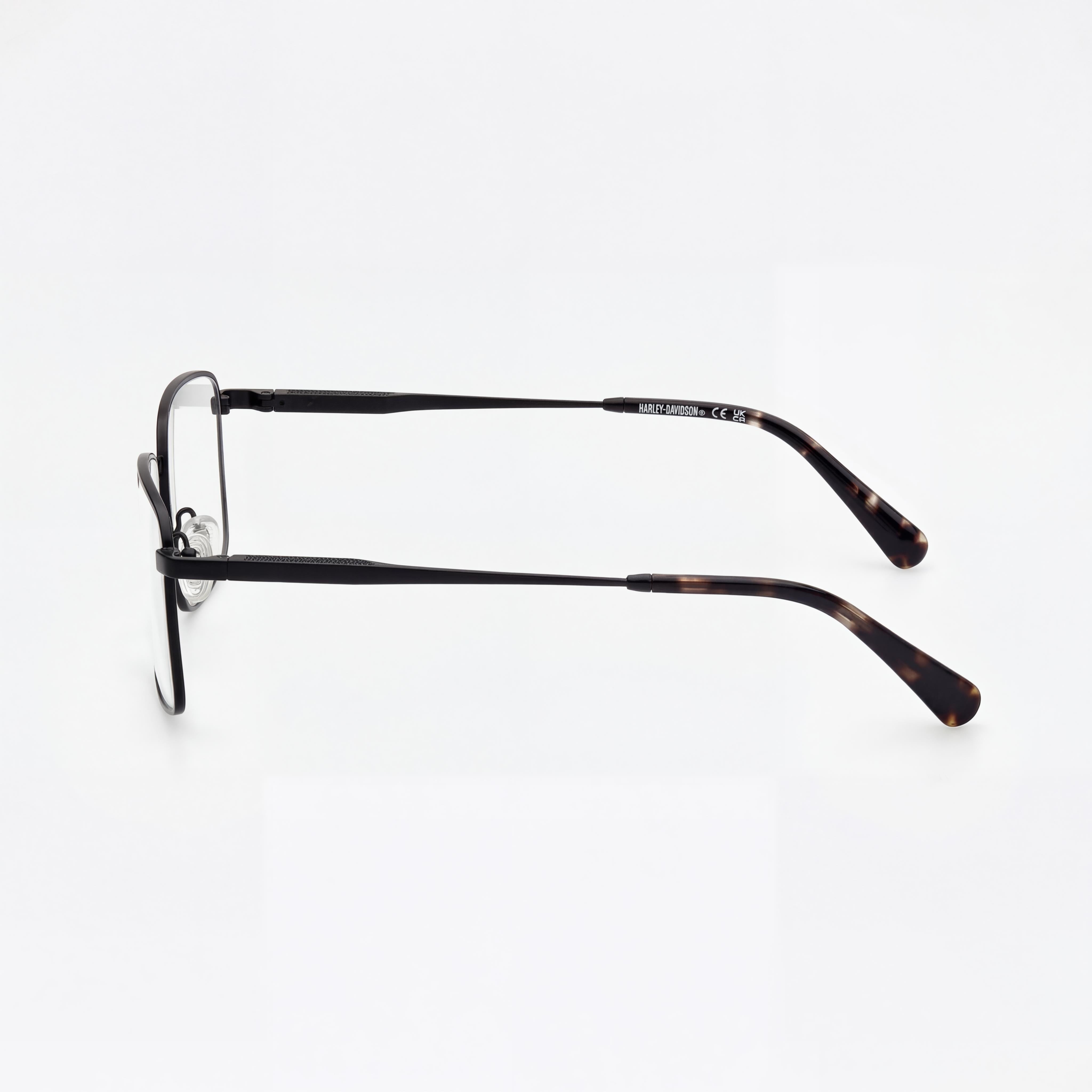 Gafas Harley-Davidson Hd50103 unisex de titanio negro mate Habana 55/16/145, Photo 2