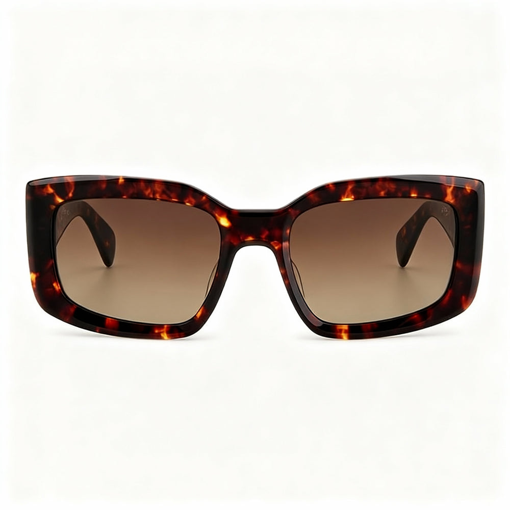 rag & bone Modern Women's Havana Brown Acetate Frame Havana Lens UV Protected Non-Polarized Sunglasses 54-19-140mm