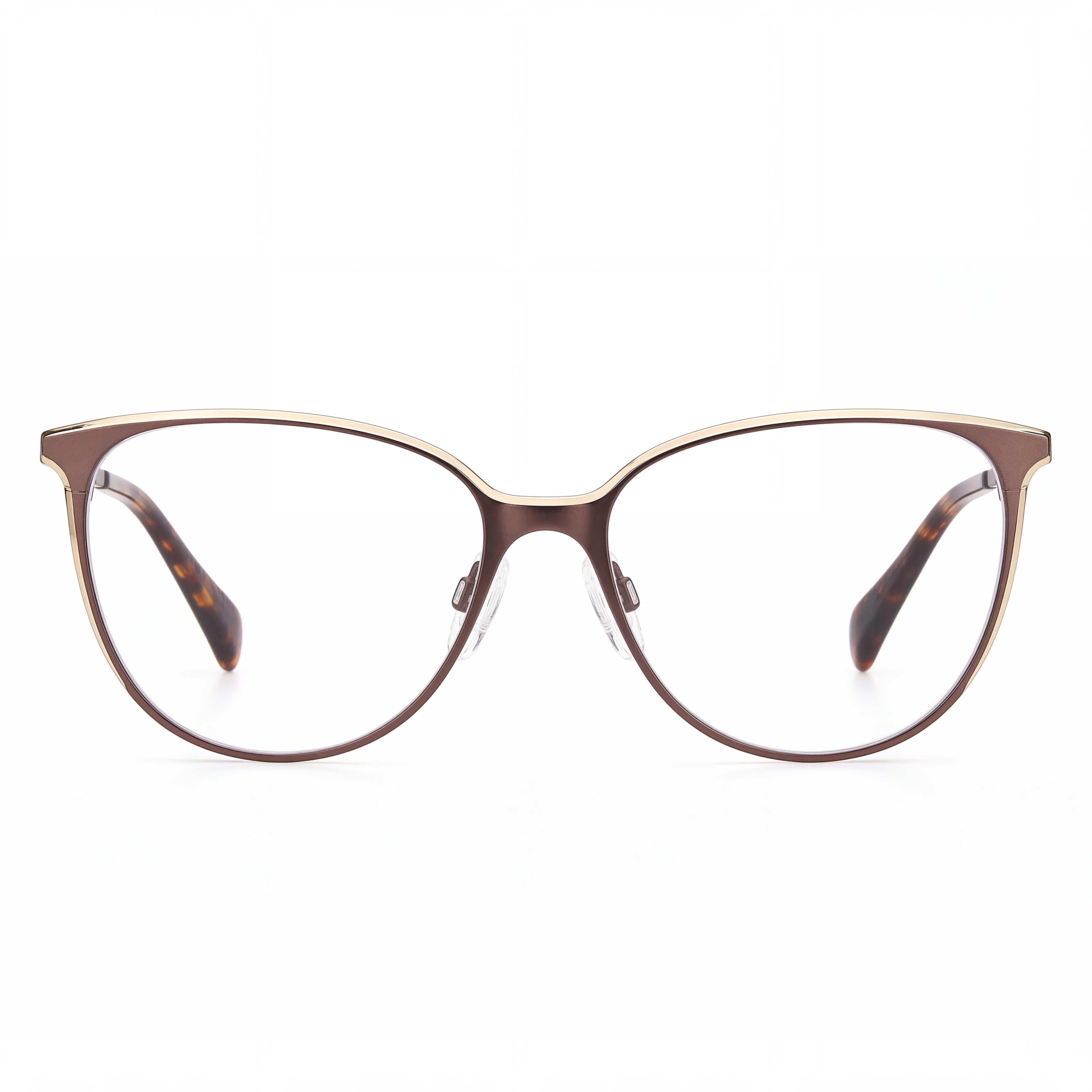 rag & bone RNB3032 Women's Gold Brown Stainless Steel Frame with Polycarbonate Lenses 54mm, Photo 2