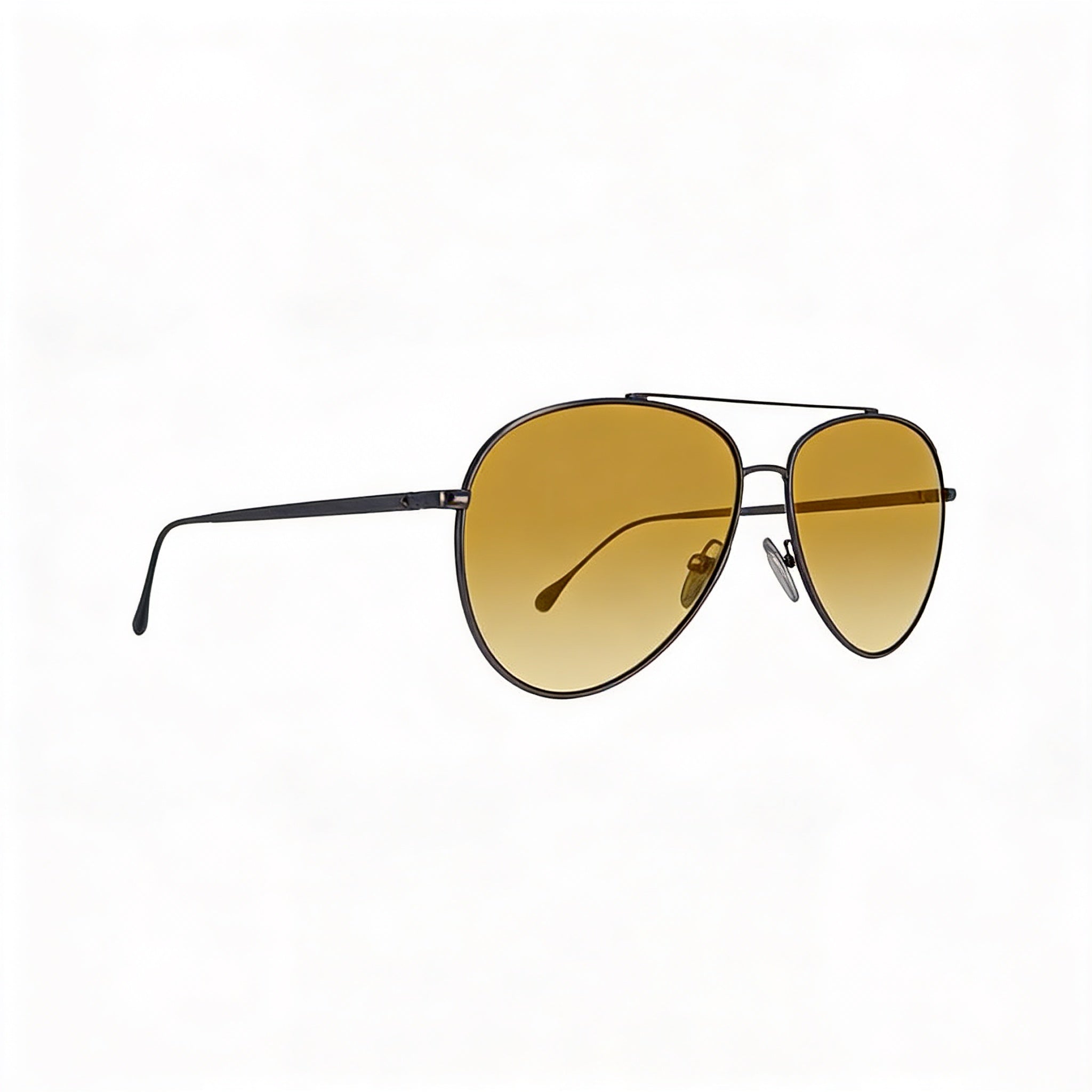 Gafas de sol Isabel Marant para mujer, estilo casual, con montura metálica, color marrón rutenio oscuro, lentes doradas y protección UV, 60 mm, Photo 2