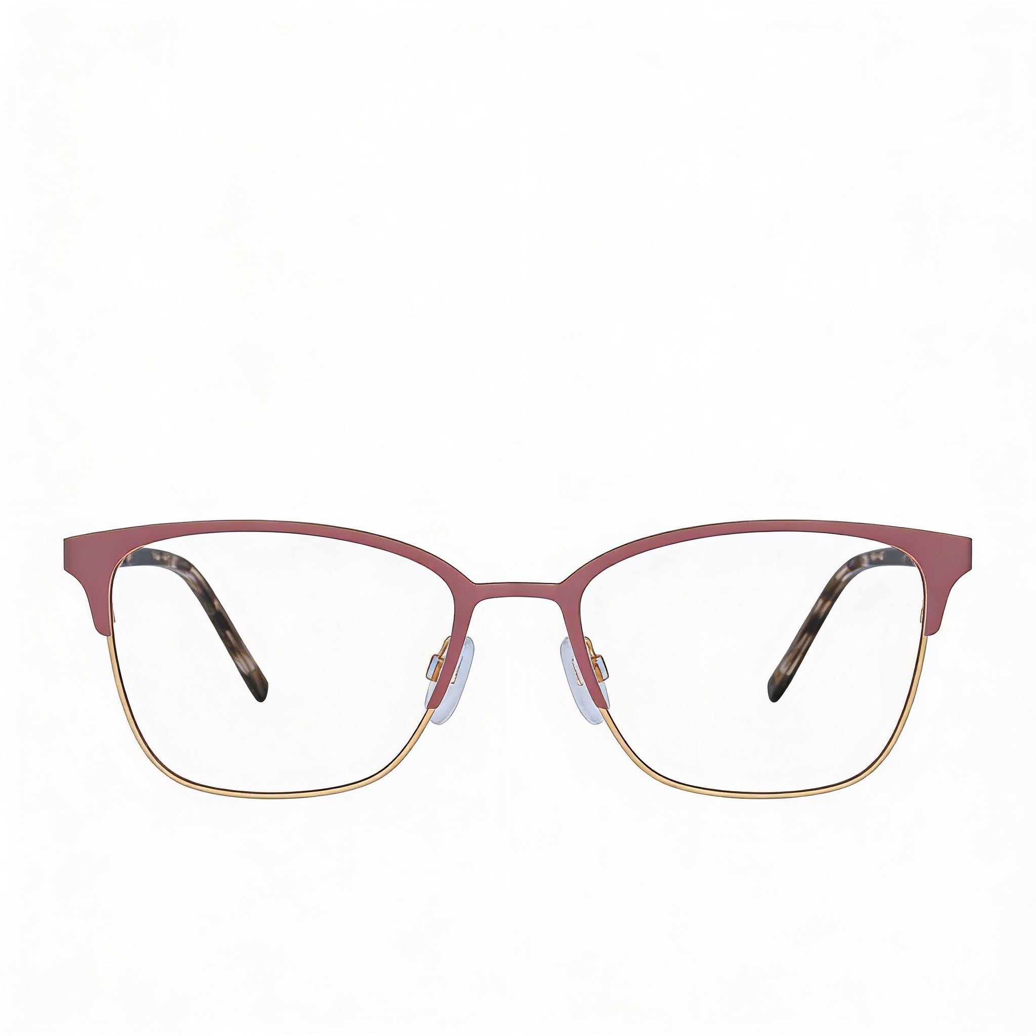 DKNY Dk3002 Women's Metal Frame Eyeglasses, Stainless Steel and Mauve, with Mauve Lenses, 52mm, Photo 2
