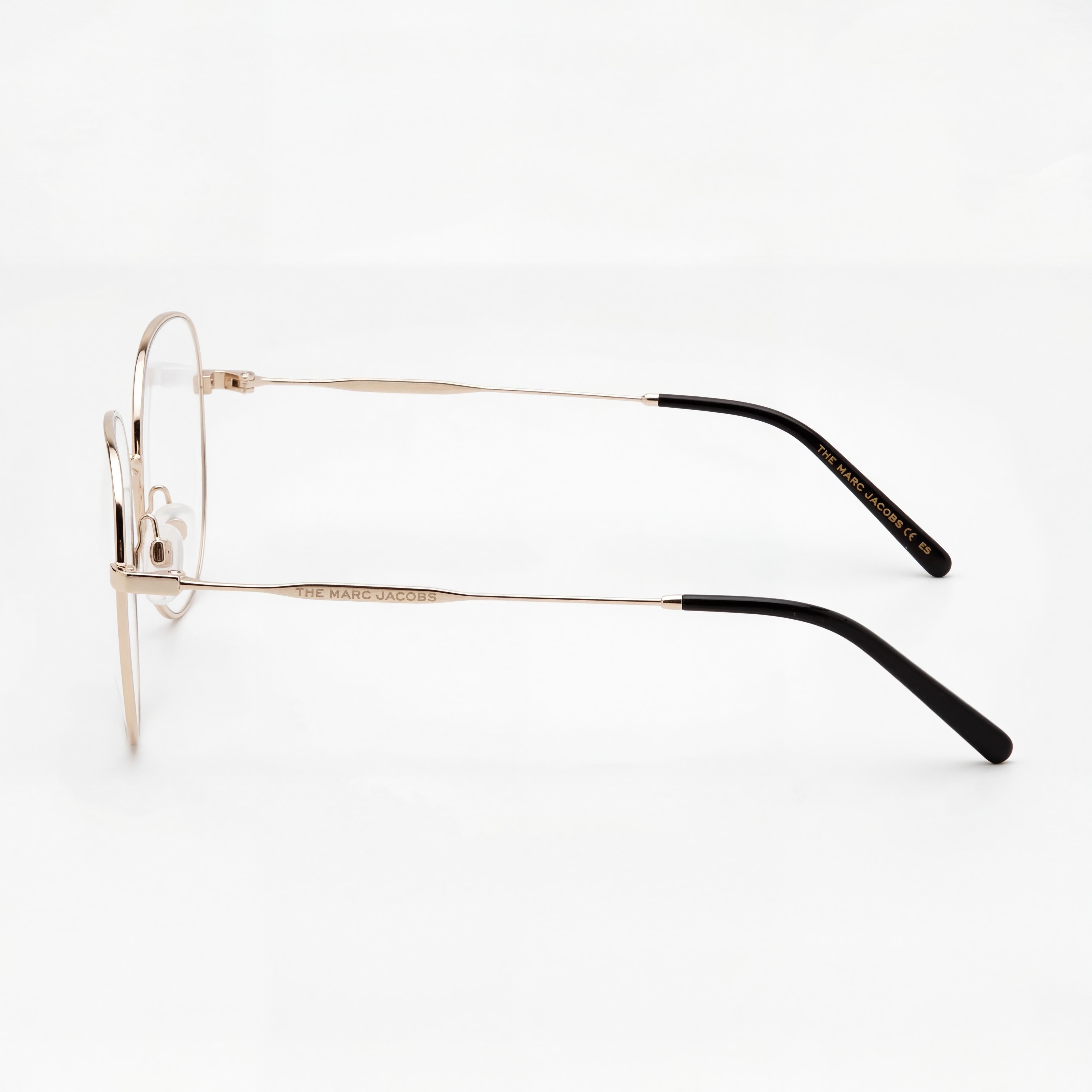 Gafas de Metal Redondas/Ovaladas Marc Jacobs MARC 590 para Mujer en Oro, con un Ancho de Lente de 54mm, Photo 2