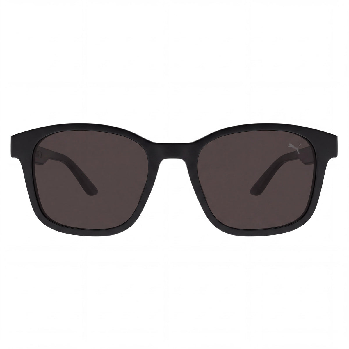 Gafas de sol para hombre PUMA 0385S de plástico inyectado negro con forma cuadrada y lentes grises no polarizadas de 52 mm, Photo 2