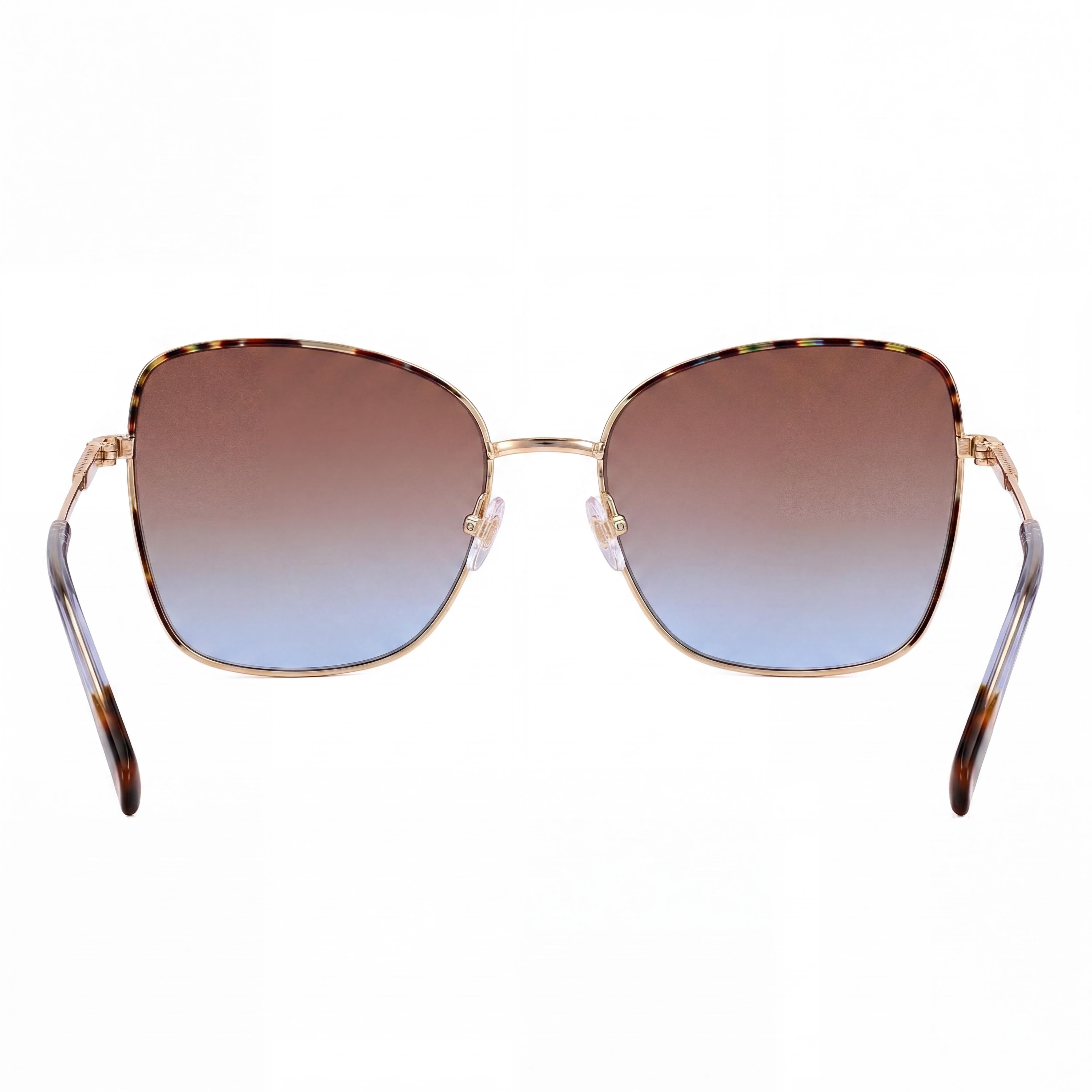 Gafas de sol Missoni Classic para mujer, con montura metálica, protección UV, no polarizadas, doradas y azules, 59 mm, Photo 2