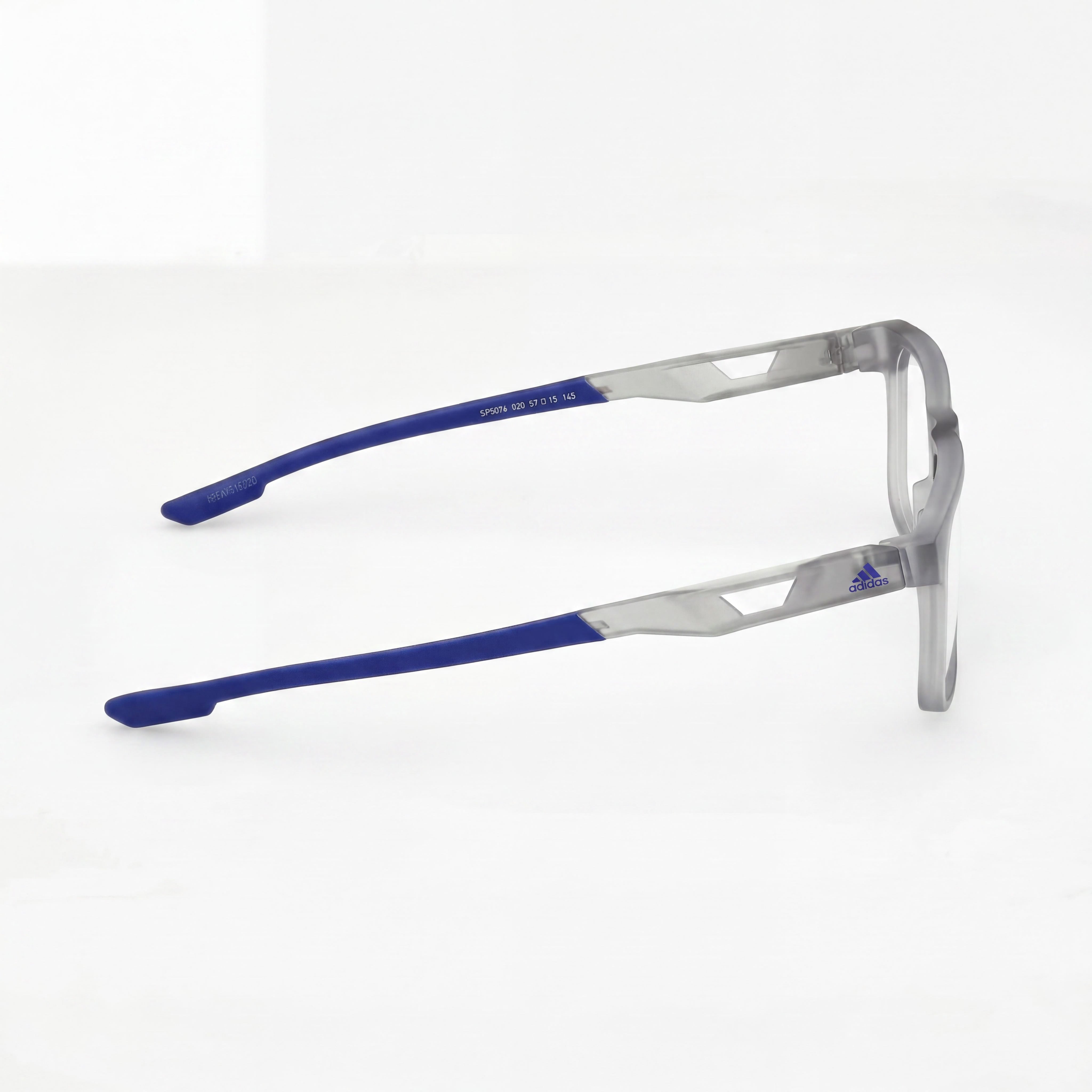 adidas Navigator Men's Eyewear with Grey Plastic Frame and Grey Lenses, 57mm Lens Width, 15mm Bridge, 145mm Temples, Photo 2