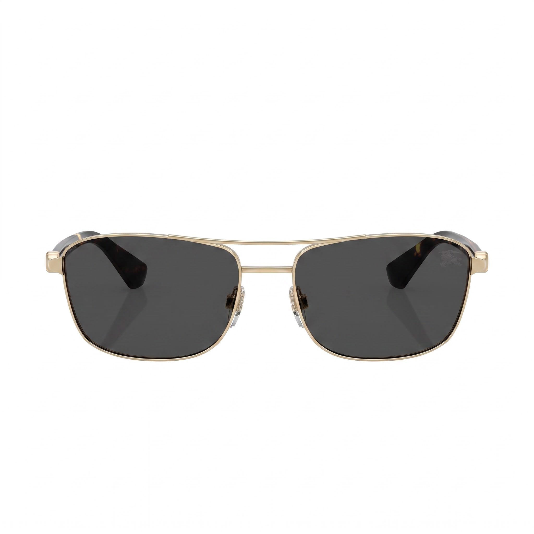 BURBERRY Classic Unisex Metal Gold Dark Grey Non- Polycarbonate Light Gold Lens 60mm, Photo 2