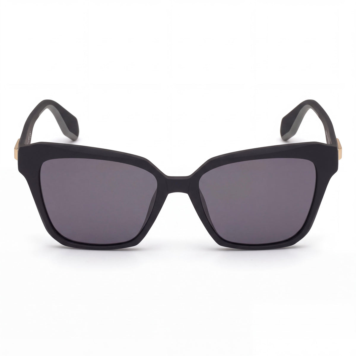 adidas Originals OR0038 Women's Black Smoking Lens Plastic Cat Eye Sunglasses 55mm UV Protection, Photo 2