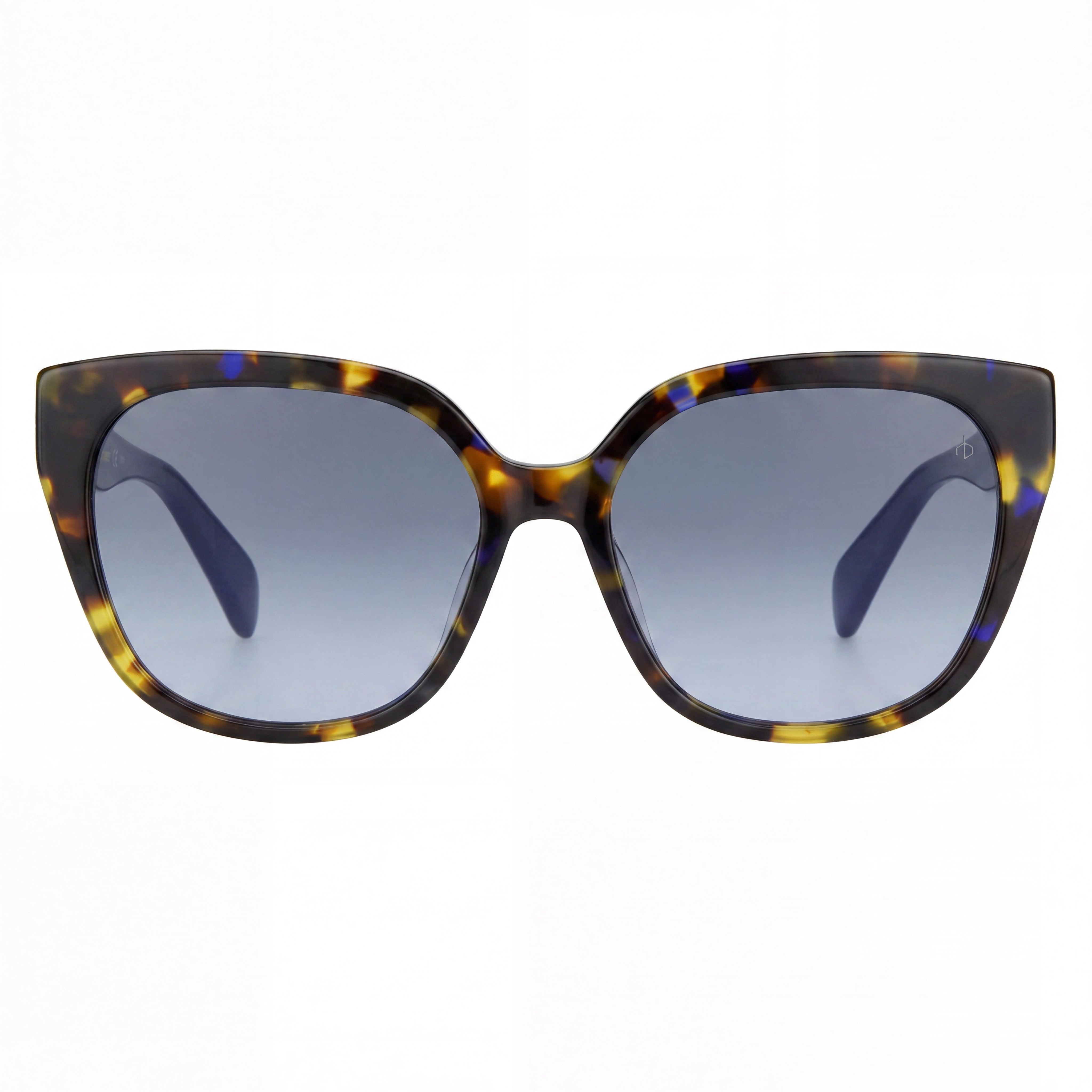 rag & bone Modern Heritage Women's Yellow Havana Grey Acetate Dark Grey Shaded UV Protection Non-Polarized 56mm, Photo 2