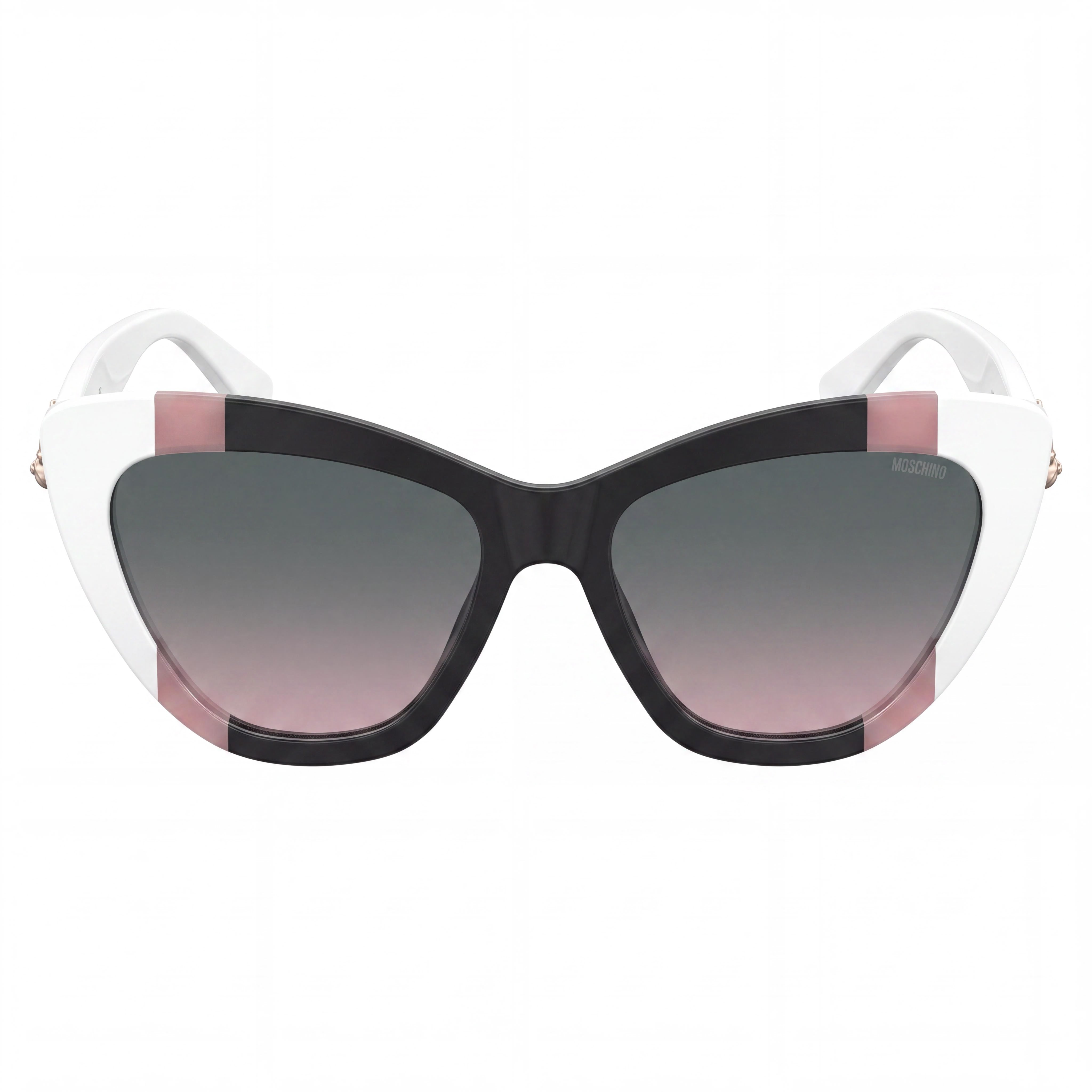 Moschino MOS122/S Classic Cat Eye Women's Acetate Black Pink Sunglasses 54mm UV Protection, Photo 2