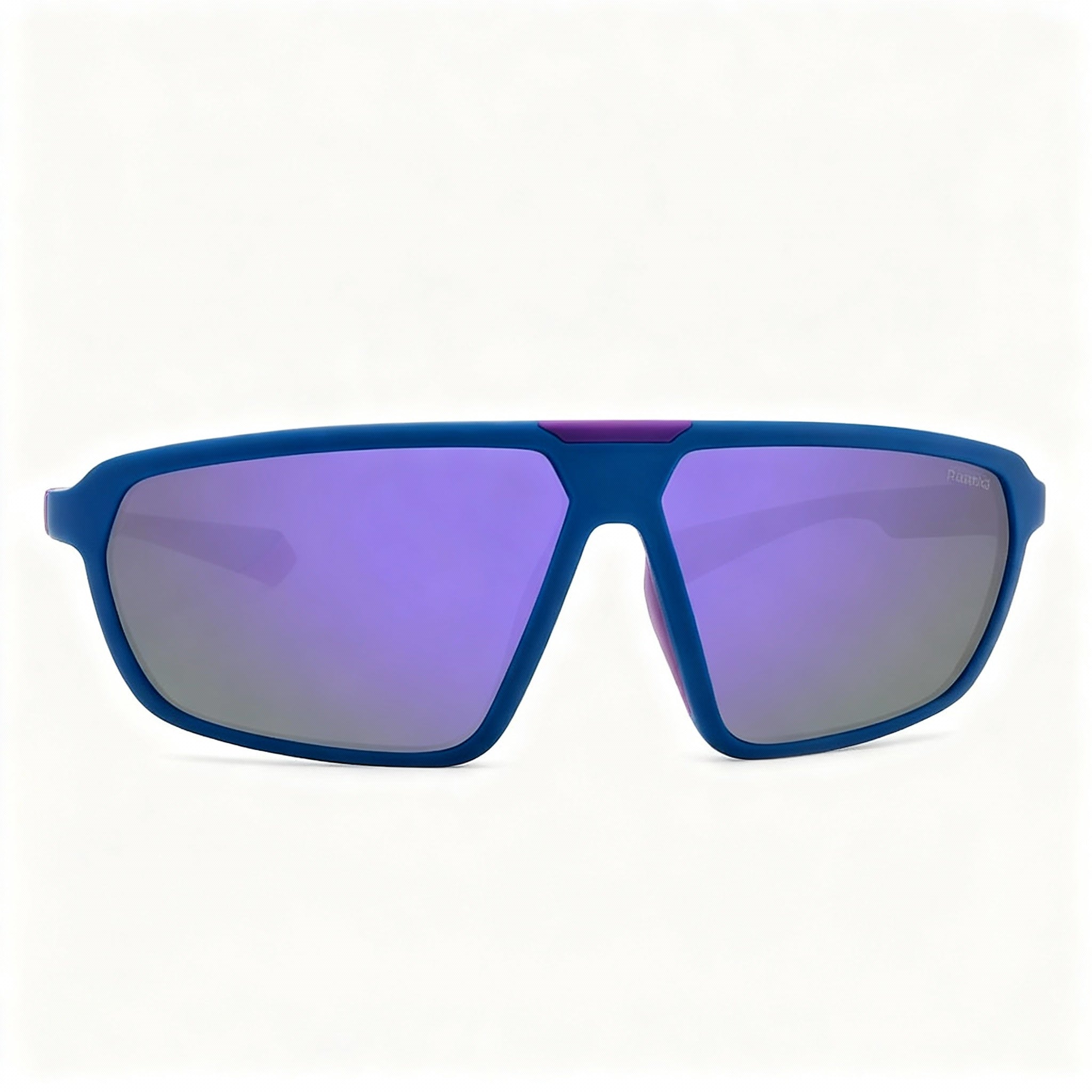 Polaroid PLD 2142/S Men's Modern Style Matte Black Violet Plastic Sunglasses, Polarized Violet Mirror Lenses 61mm, Photo 3