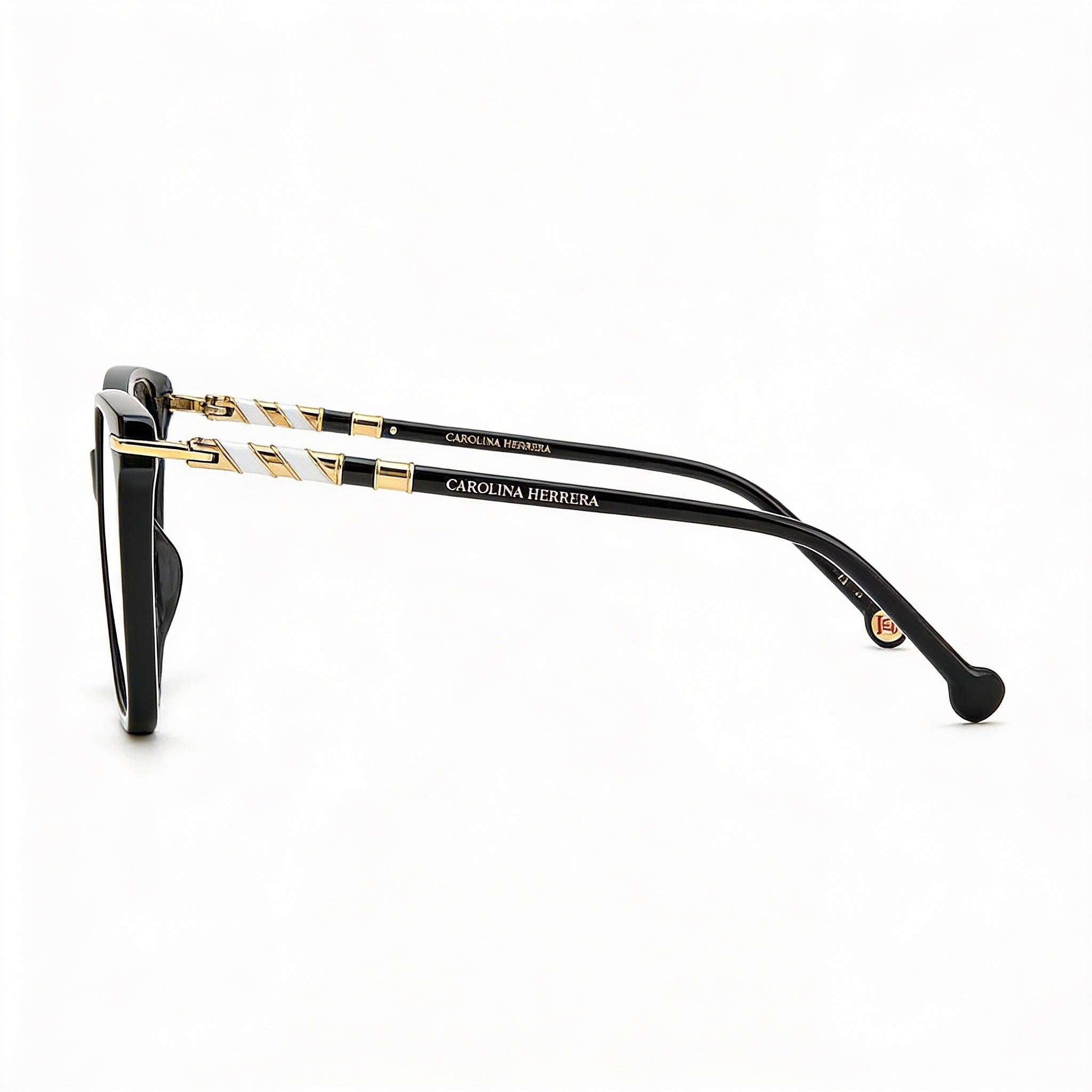 Carolina Herrera Modern Women's Black Acetate Square Eyeglasses 54, Photo 2