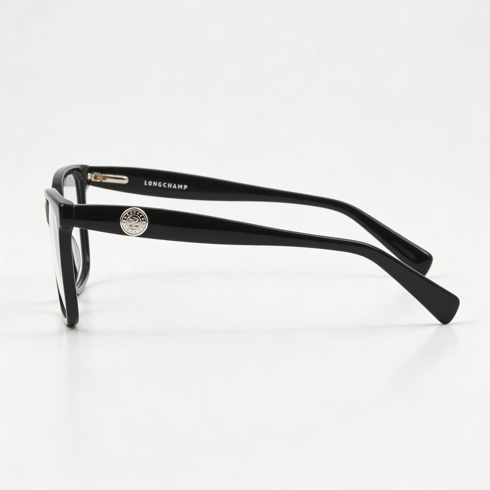 Longchamp Casual LO2716 Men's Black Square Plastic Frame Demo Optical Eyeglasses 54-15-140mm