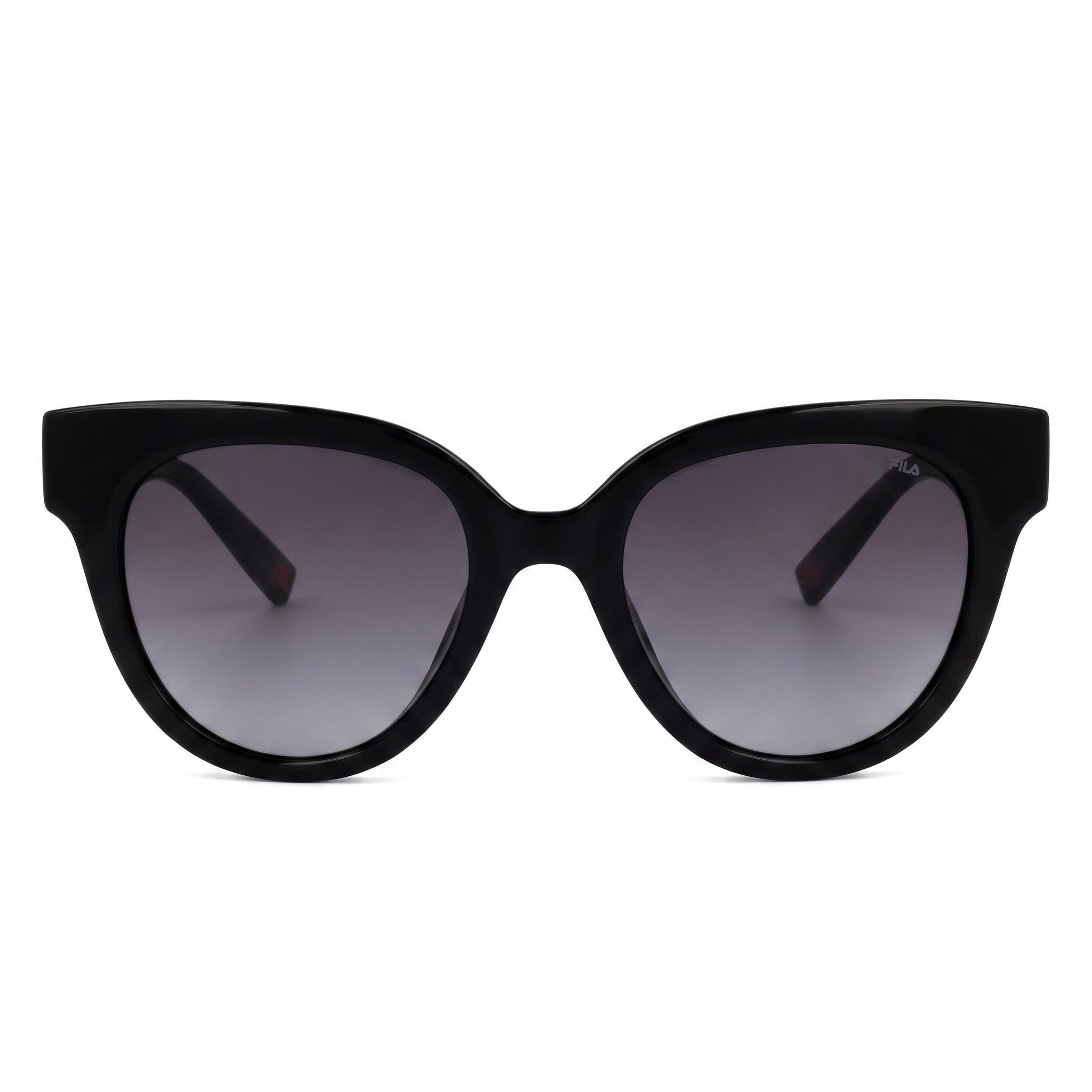 FILA SFI119 Women's Casual Injected Shiny Black Frame Smoke Gradient Non-Polarized Sunglasses 51mm, Photo 2