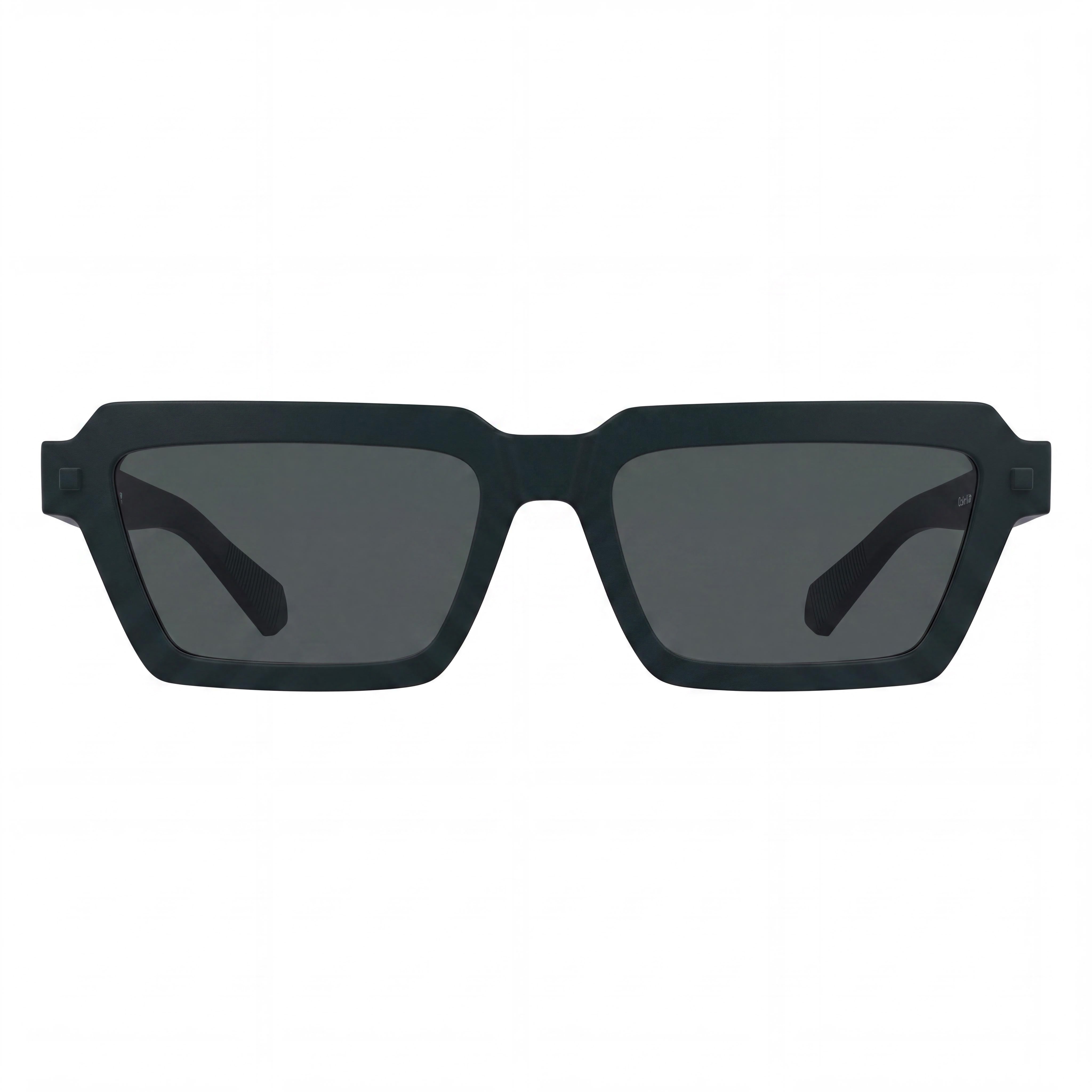 Calvin Klein Ckj25622s Women's Rectangular Plant-based Resin Sunglasses with UV Protection Matte Petrol Solid Smoke 53mm, Photo 2