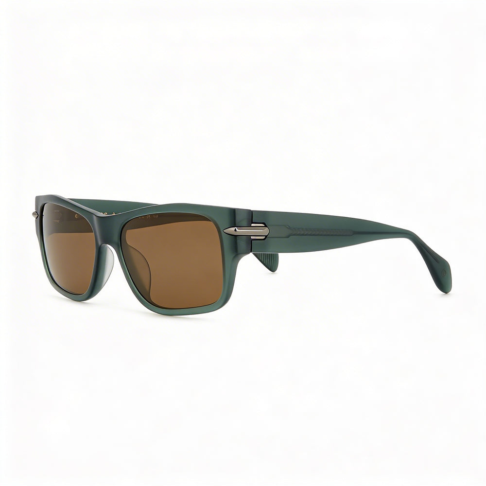 Rag & Bone Casual para hombre, armazón de acetato de cristal, lentes verdes no polarizadas 55-17-145