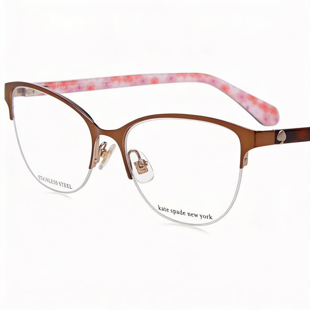 kate spade new york Adalina Women's Matte Brown Metal Frame Sunglasses 51mm