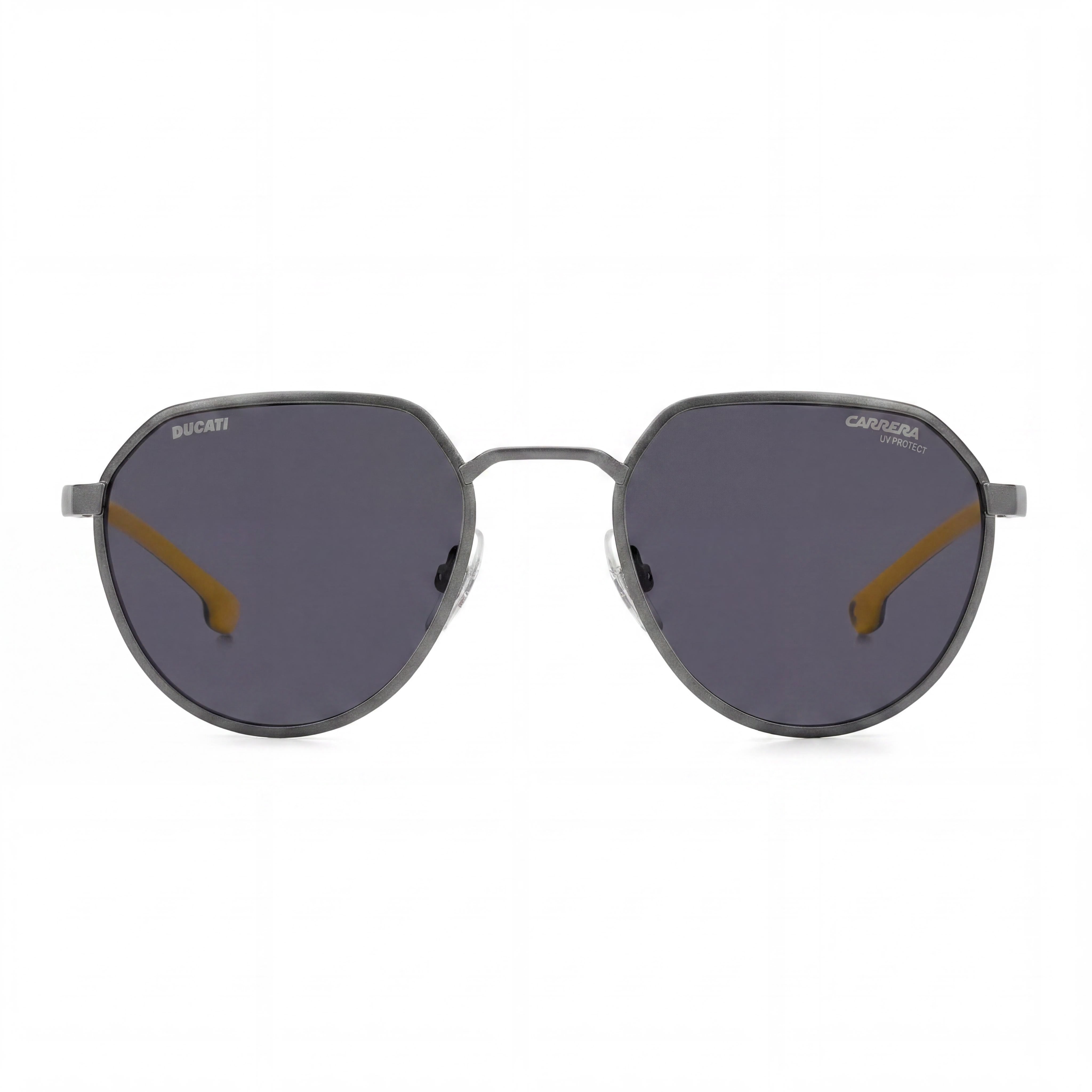 CARRERA DUCATI Men's Casual Metal Frame Sunglasses, Matte Dark Ruthenium, Polycarbonate Lenses, 52mm, Photo 2