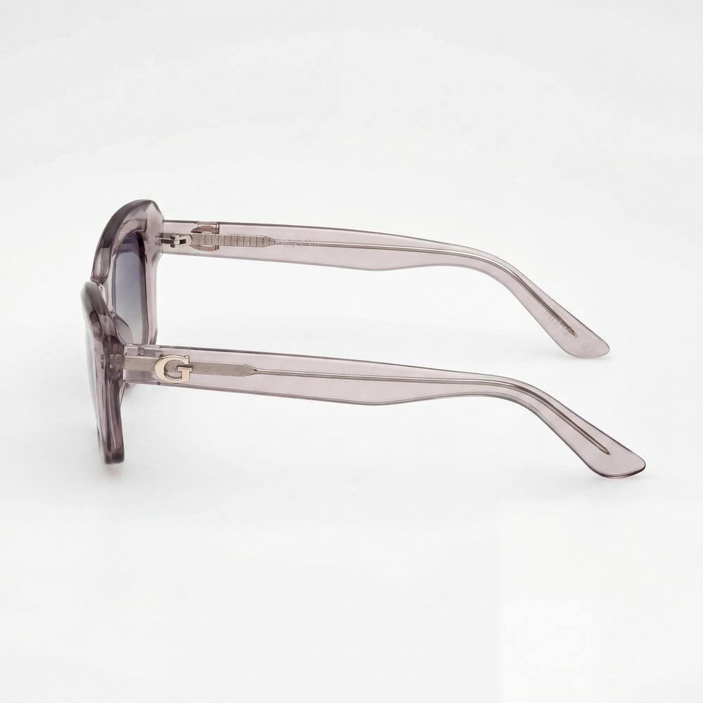 GUESS Gafas de sol inyectadas Gu00195 de mujer, gris habana, lentes degradadas azules y rosas, protección UV 52 mm