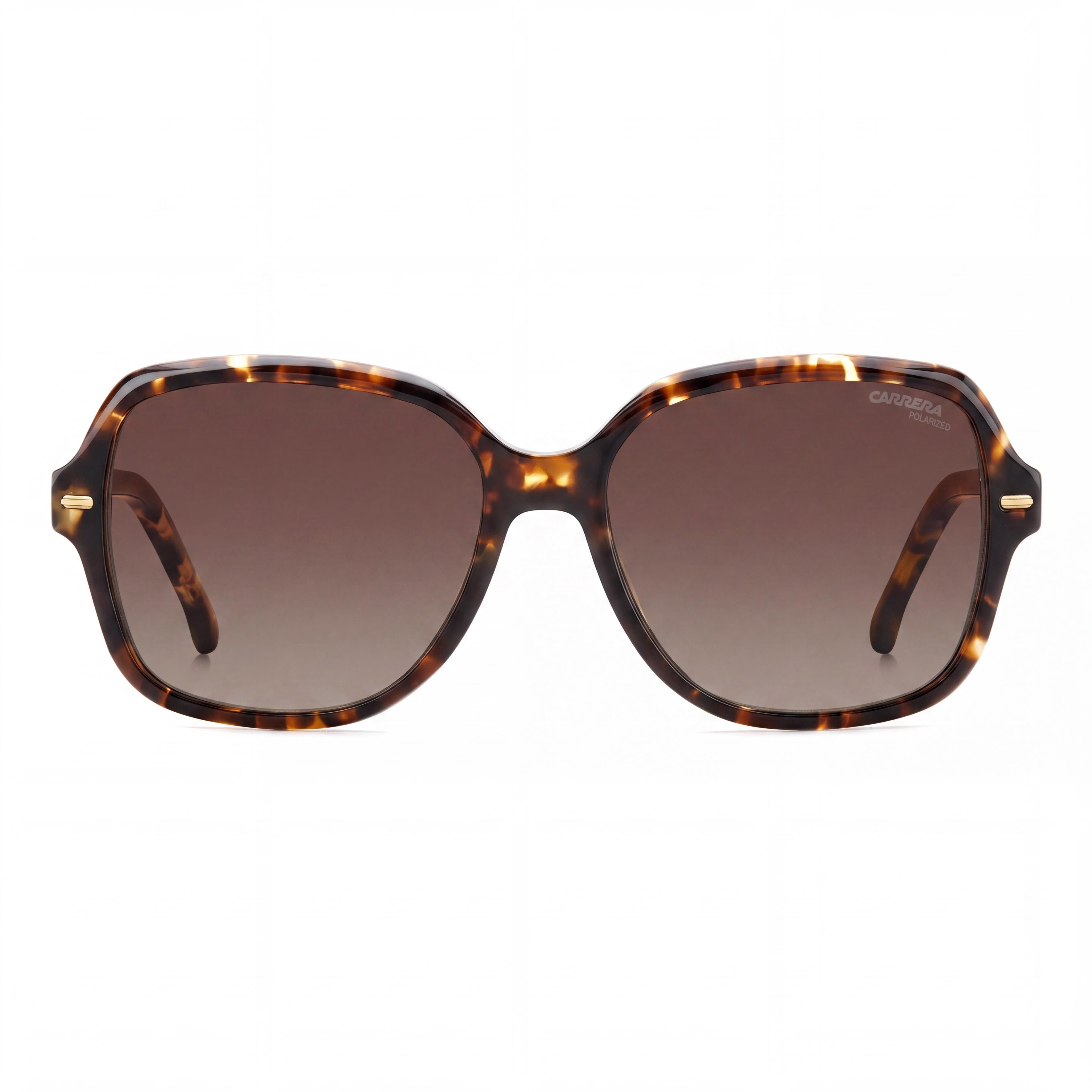 Carrera Classic Women's Brown Havana Plastic Frame Brown Shaded Polarized UV Protection Sunglasses 55mm, Photo 2