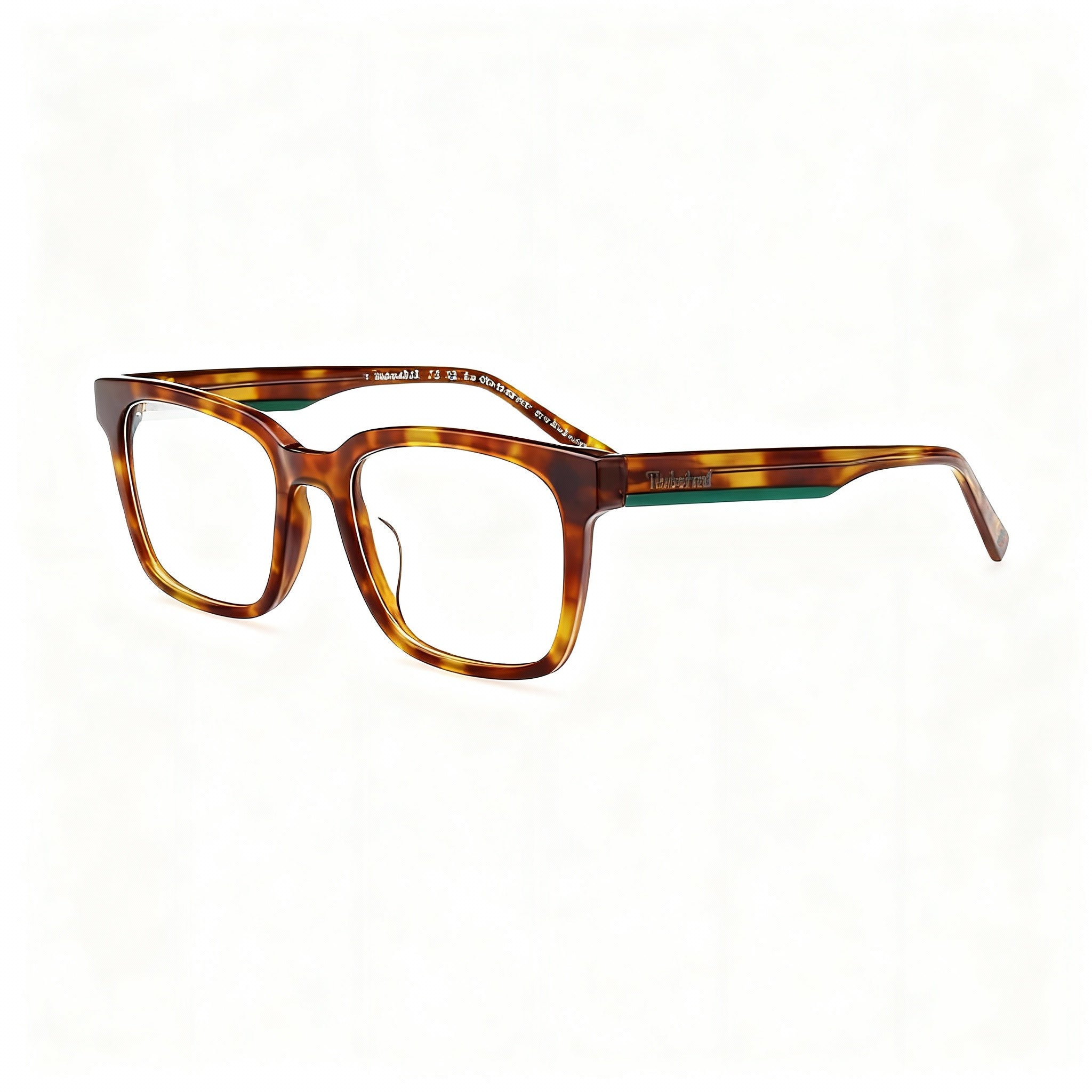 Timberland TB1846-H Men's Dark Havana Plastic Frame Clear Polycarbonate Non-polarised Eyeglasses 54-19-145, Photo 3